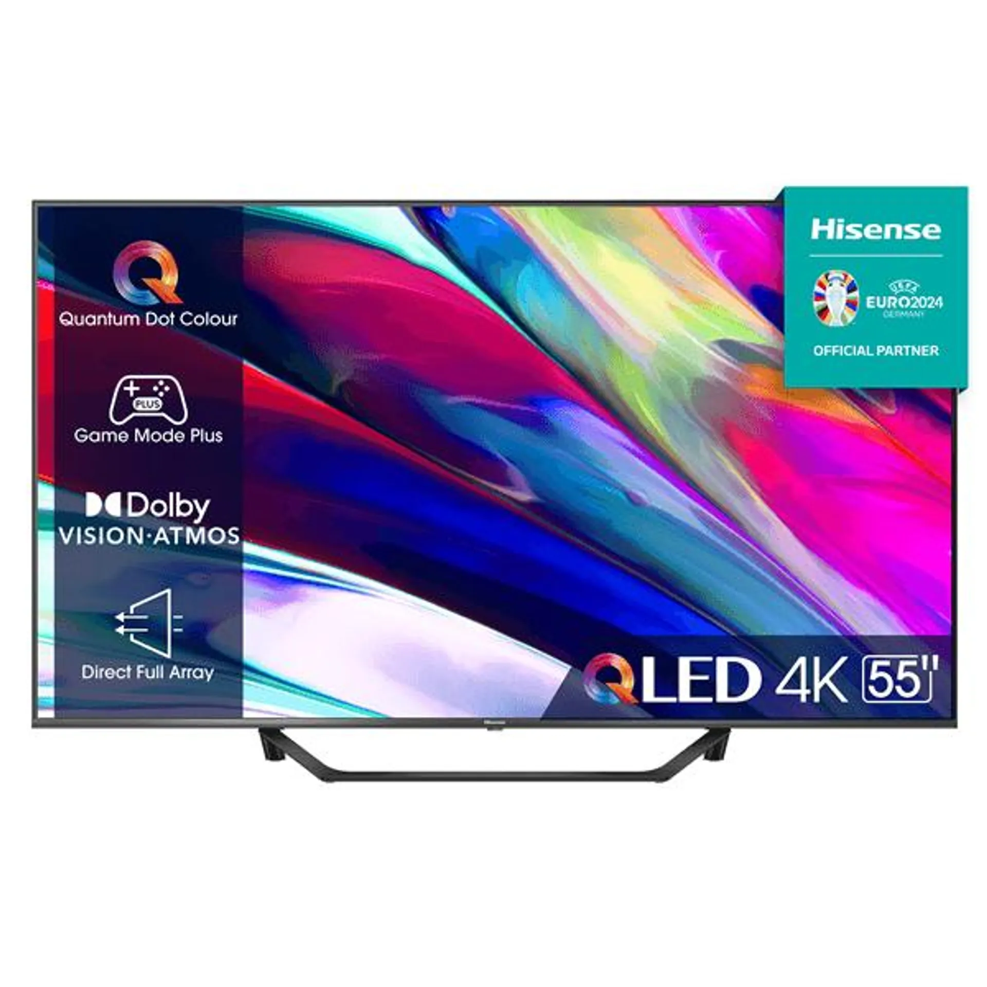 HISENSE 55A7KQ TV 55 QLED 4K STV 4XHDMI 2XUSB WI