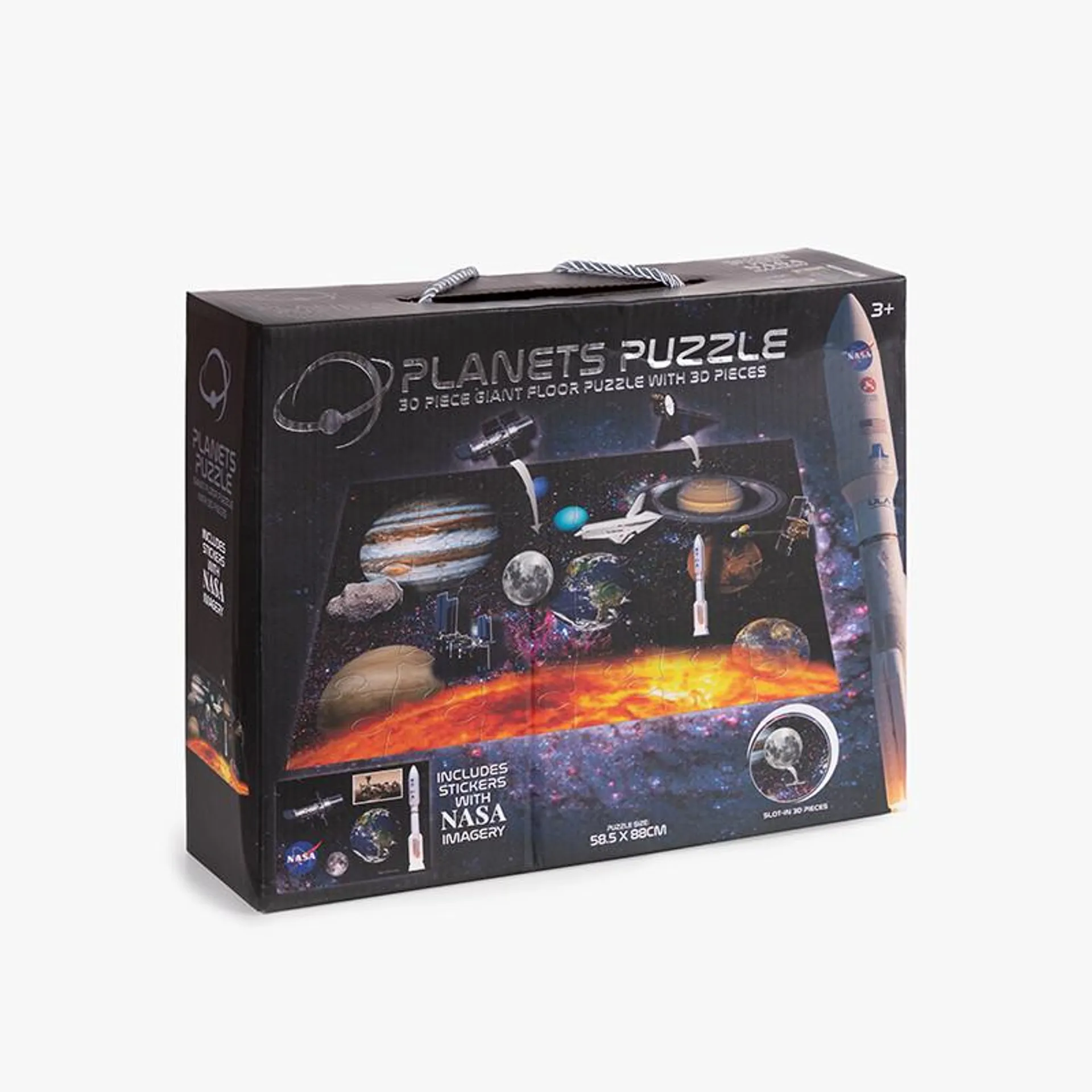 PUZZLE SUELO 3D SISTEMA SOLAR NASA