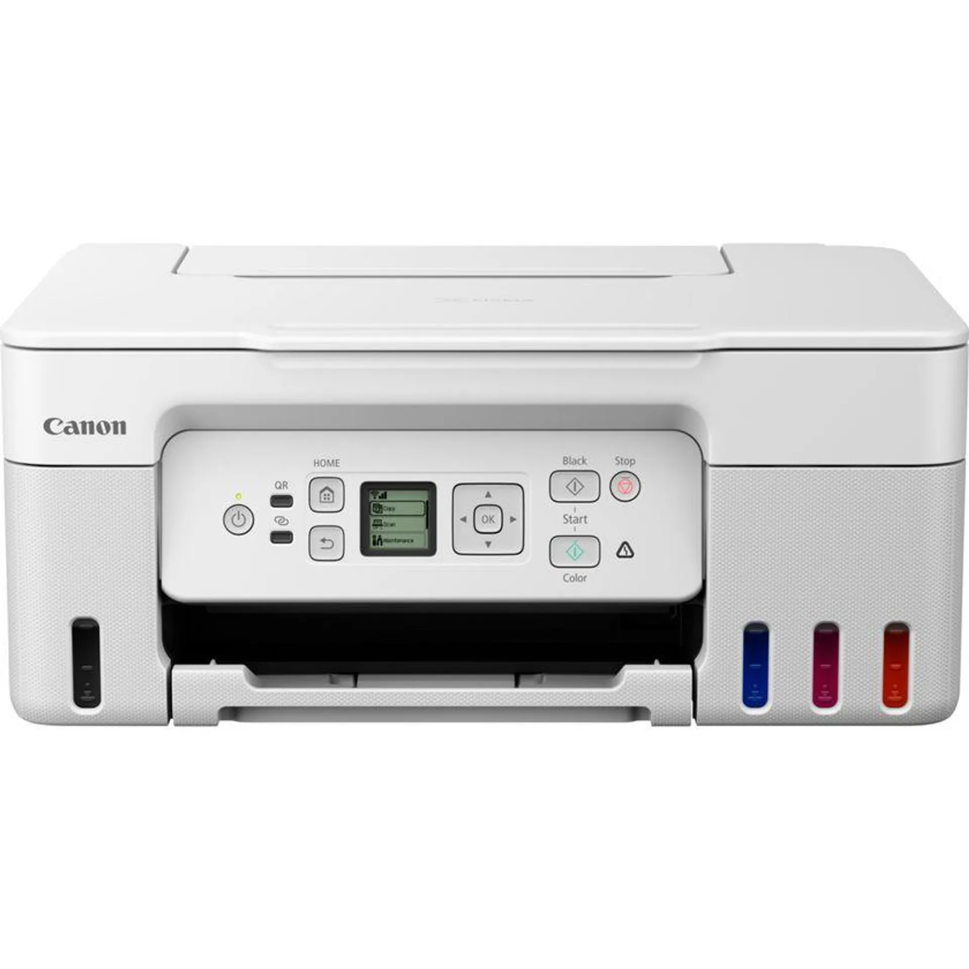 Canon PIXMA G3571 MegaTank 3-in-1 Farb-Multifunktionssystem mit WLAN und nachfüllbaren Tintentanks, Weiß