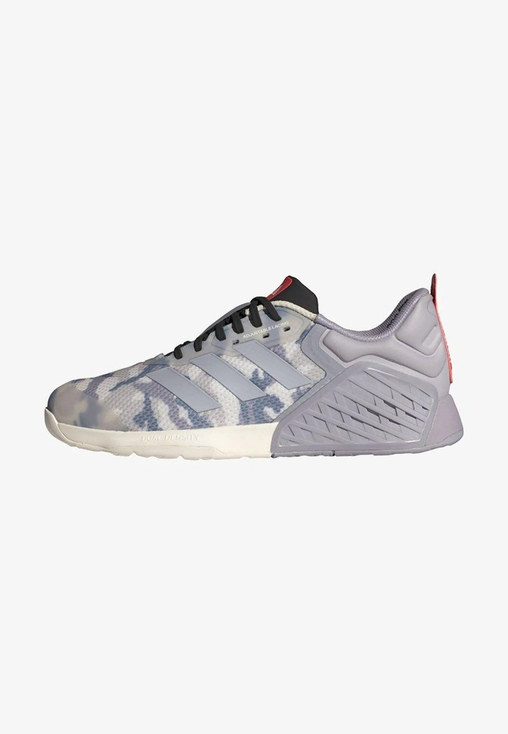 DROPSET 3 GRAPHIC - Zapatillas de entrenamiento - chalk white glory grey bright red