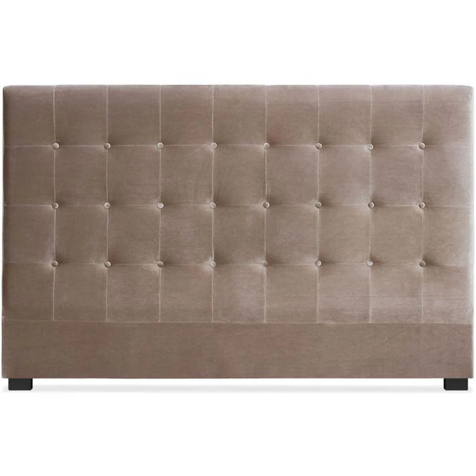 Cabecero Luxor 180 cm terciopelo taupe