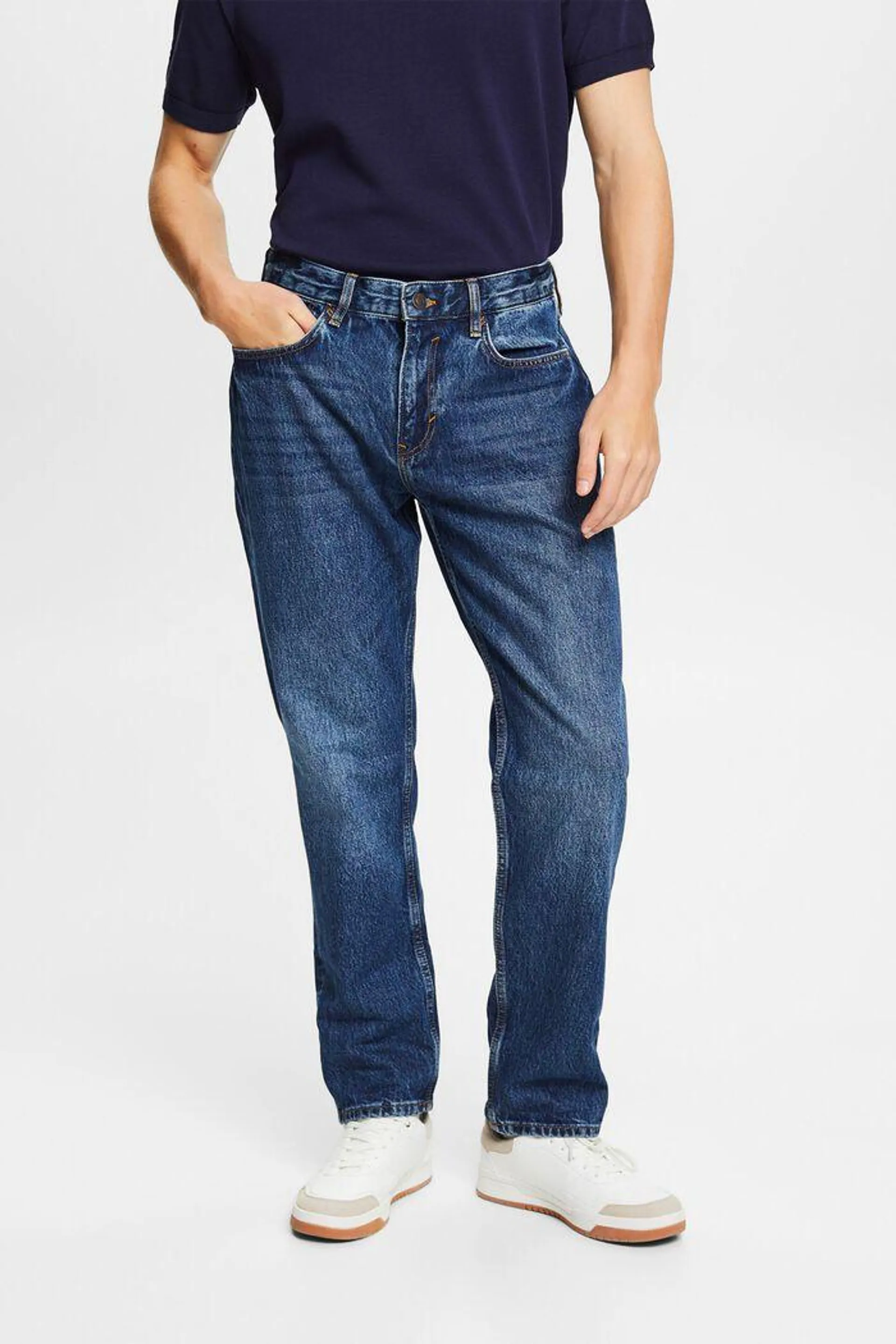 Jeans mid-rise straight fit