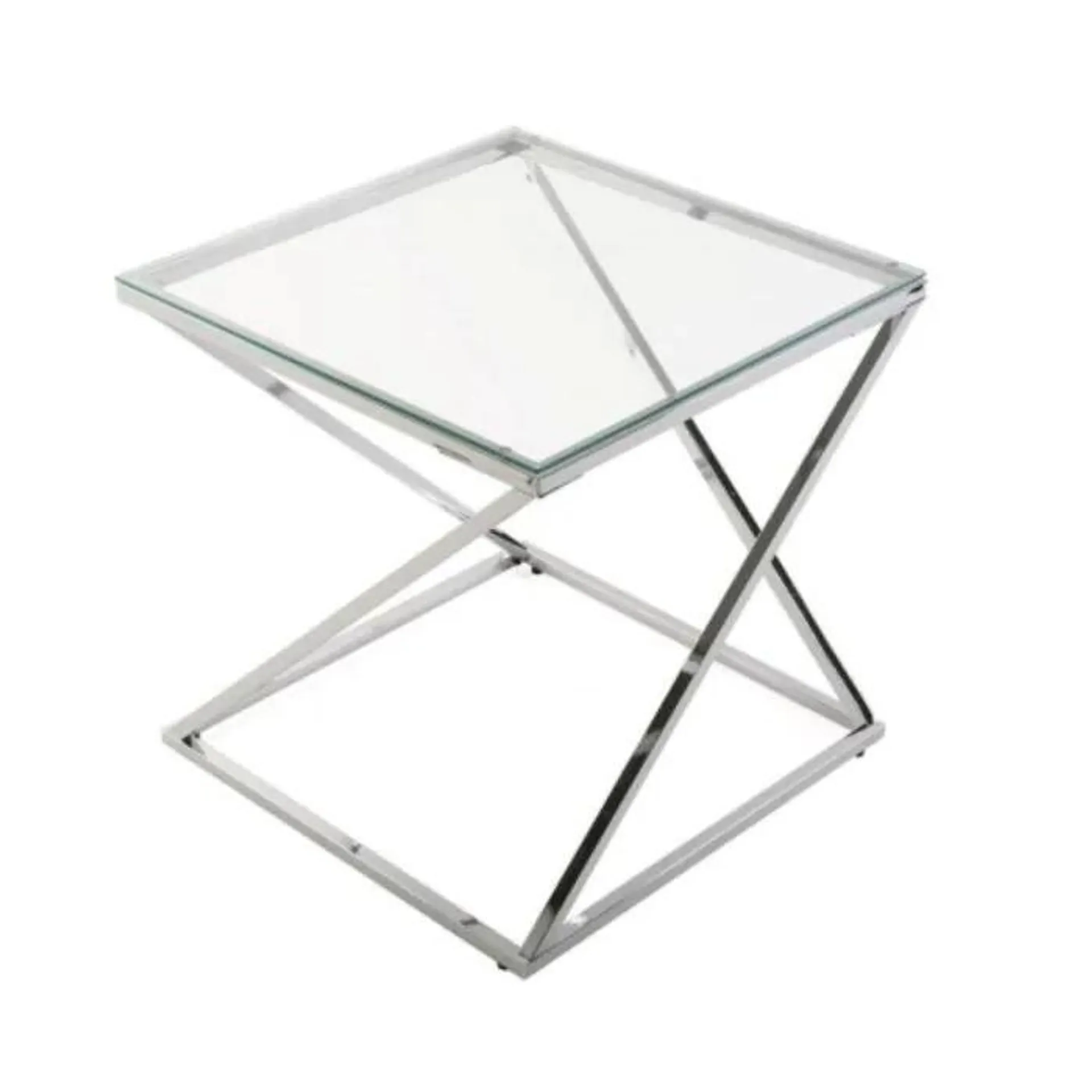 Mesa Auxiliar de Cristal Templado TRENTO 18790431