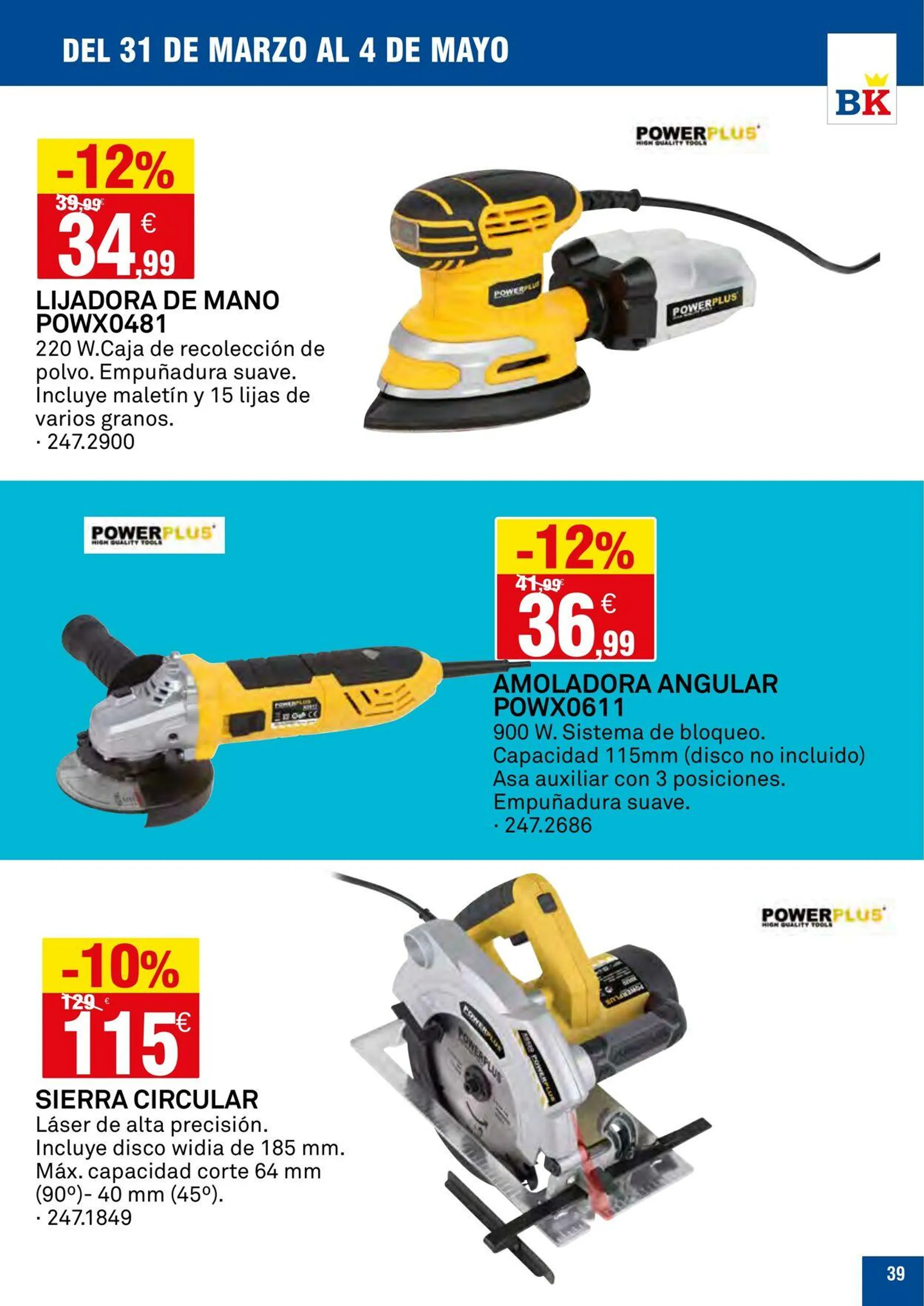 Catálogo de Bricoking Oferta actual 28 de abril al 12 de mayo 2025 - Página 39