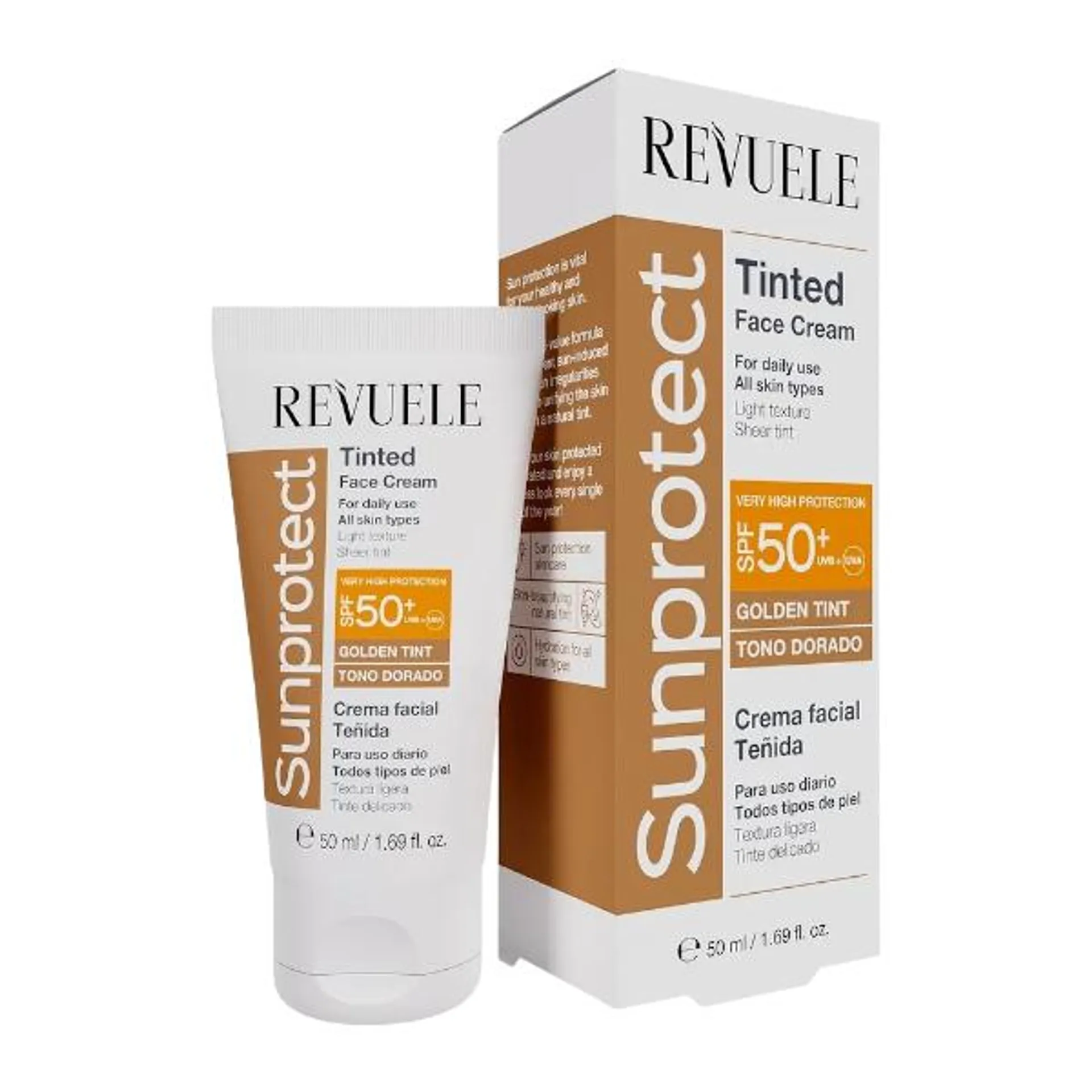 PROTECCIÓN FACIAL SPF50+ GOLDEN 50ML