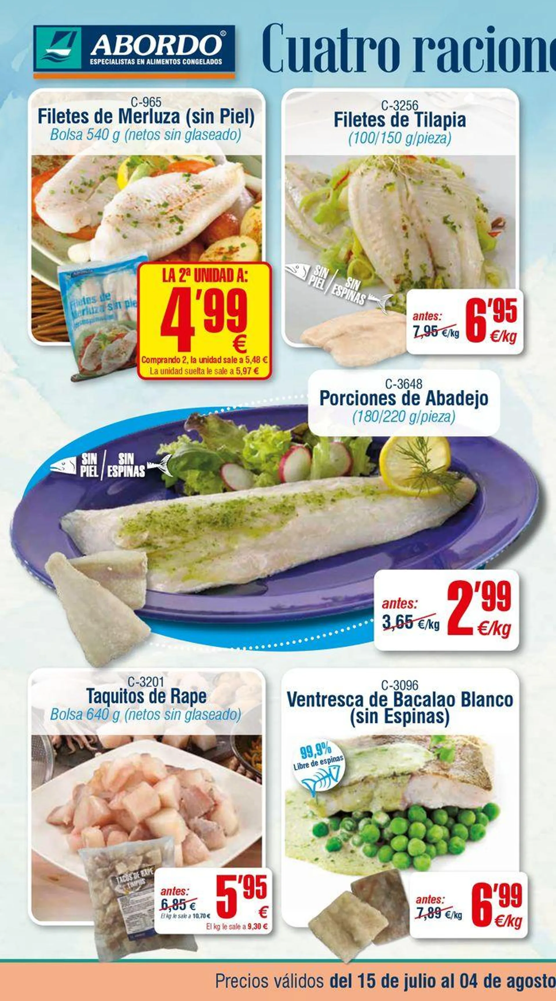 Precios válidos del 15 de julio al 04 de agosto  - 4