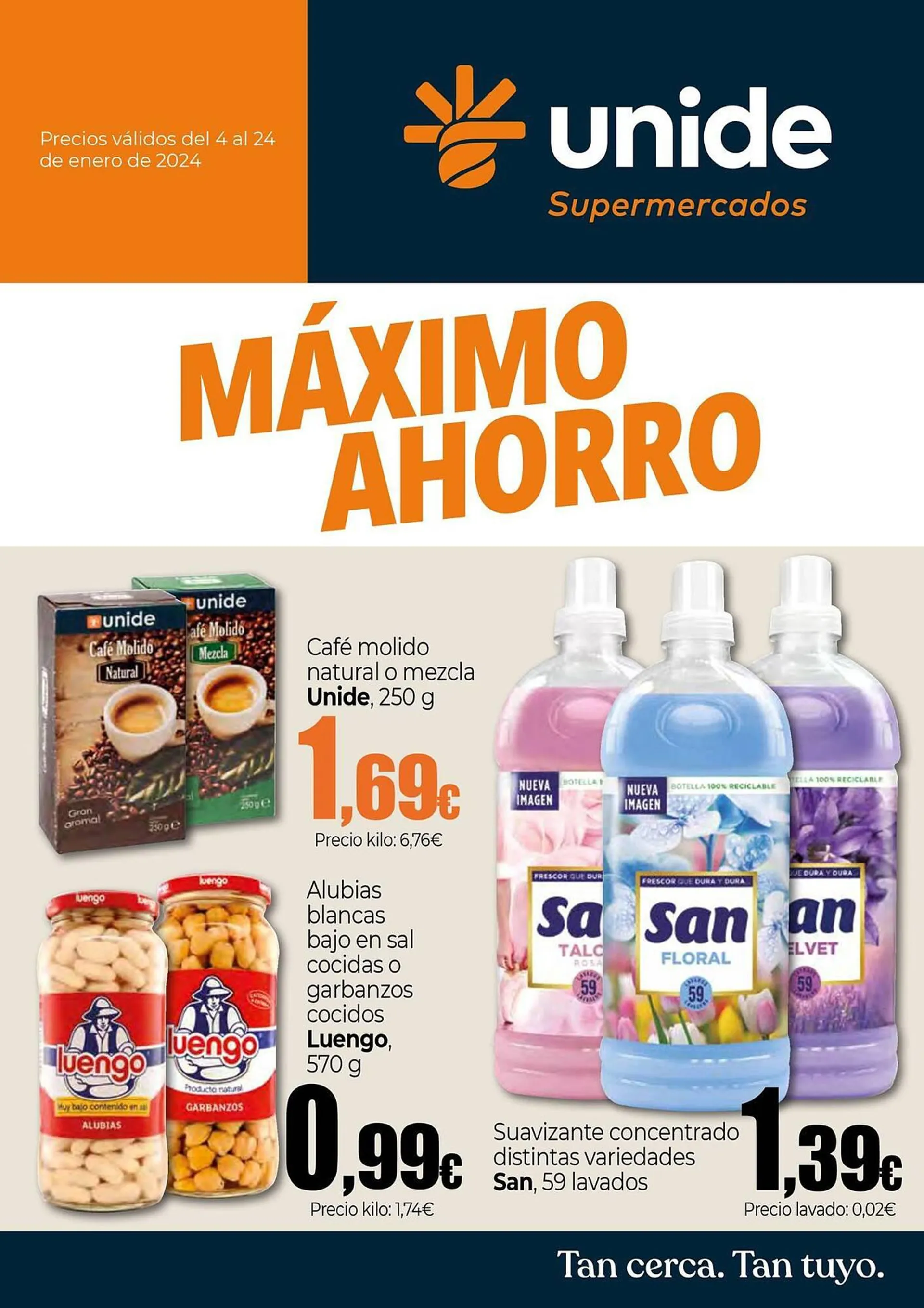 Catálogo de Folleto Unide Supermercados 4 de enero al 24 de enero 2024 - Página 1