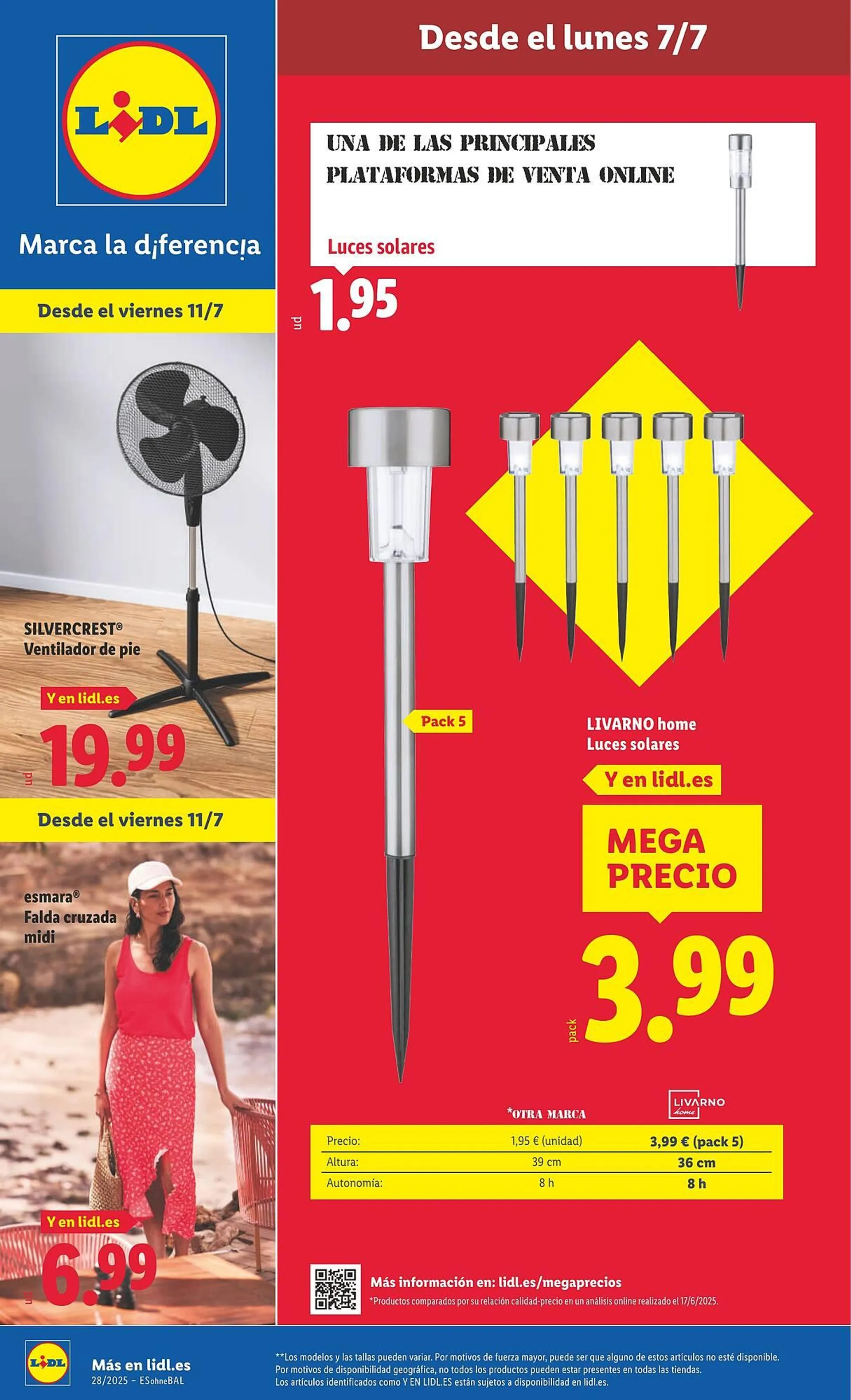 Catálogo de Folleto Lidl 7 de julio al 13 de julio 2025 - Página 1