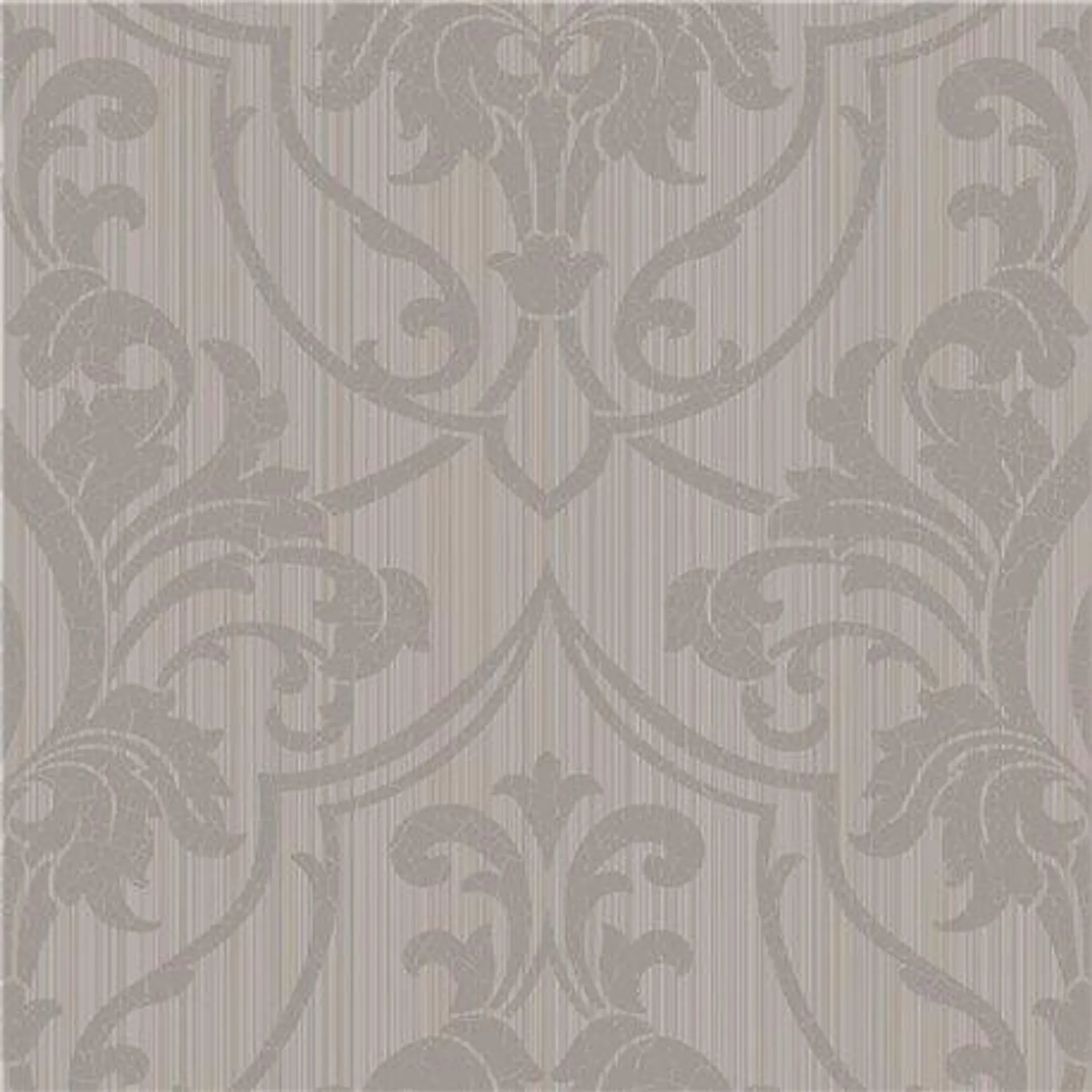 St Petersburg Damask Metallic Gilver On Taupe 88-8033