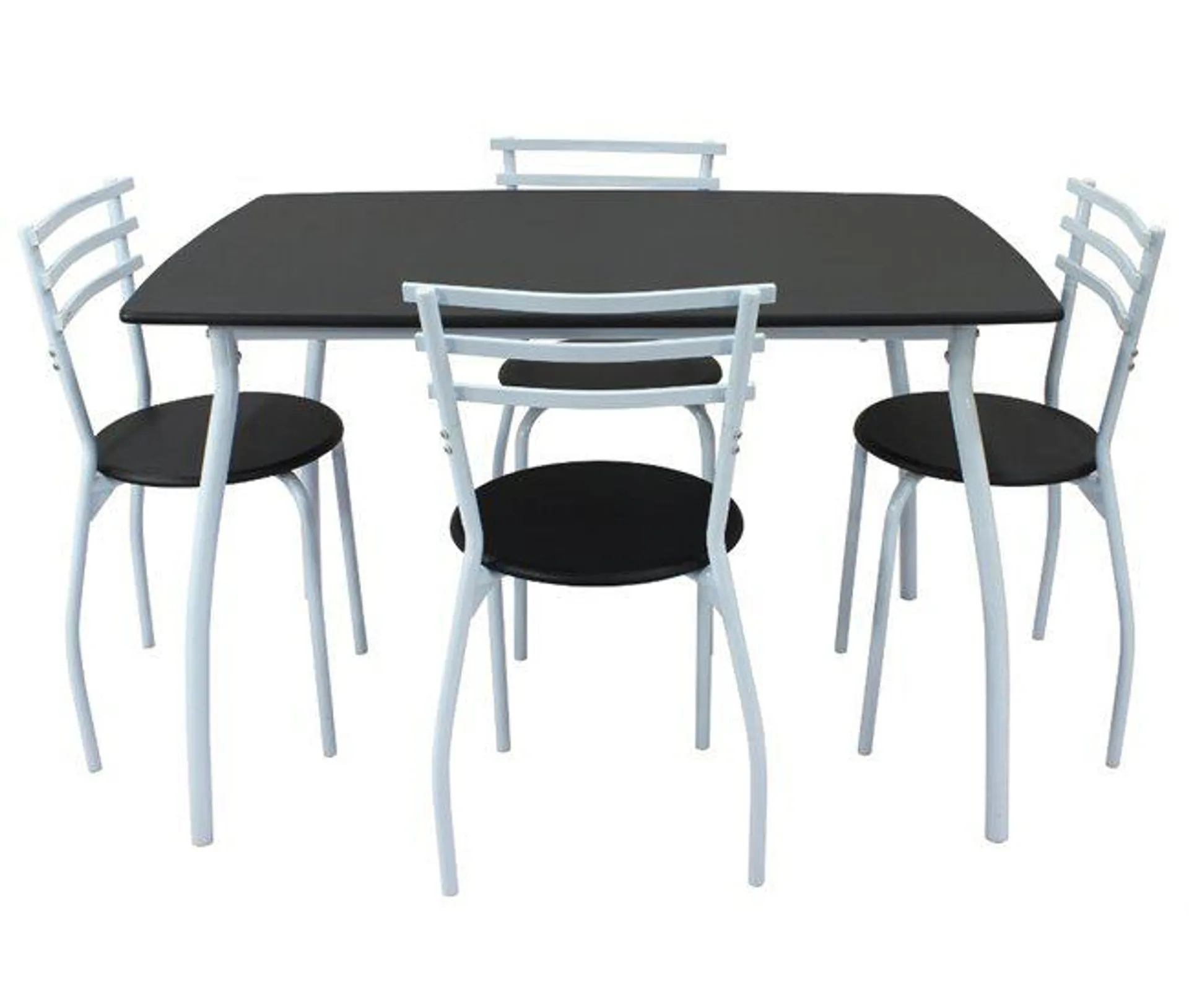 Conjunto de Mesa Fija + 4 Sillas SARA