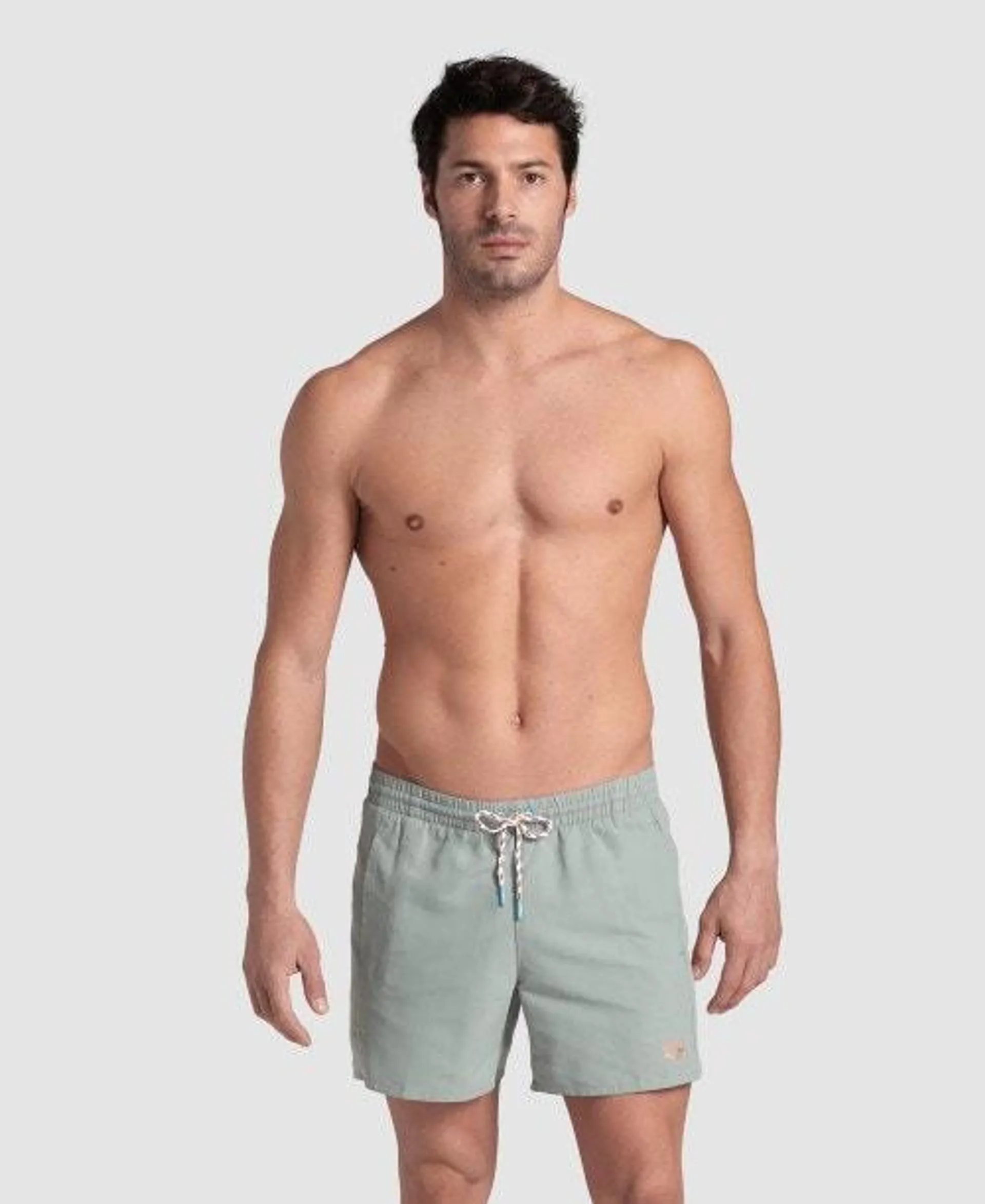 Short de playa 36,5 cm Hombre arena Pro_File Logo