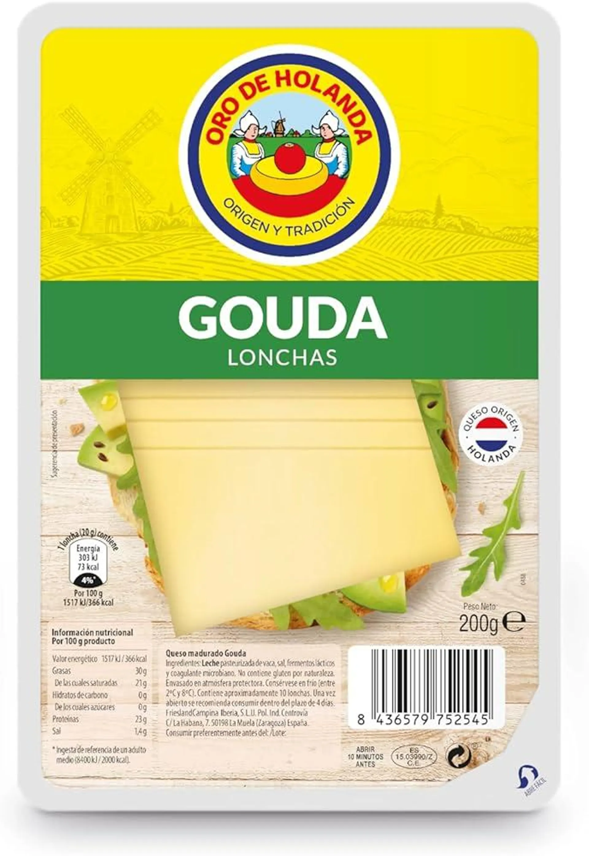 GOUDA LONCHAS 200G