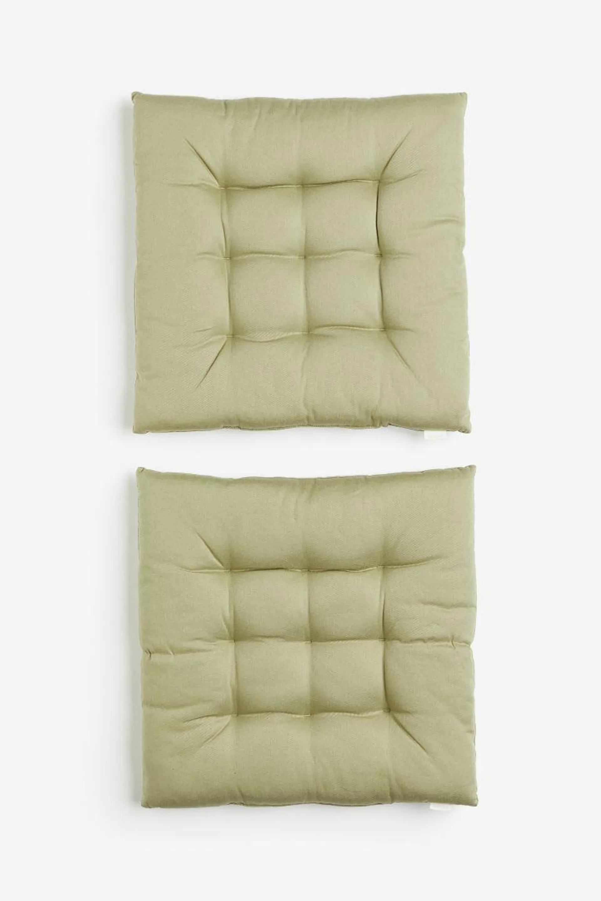 Pack de 2 cojines de algodón para silla