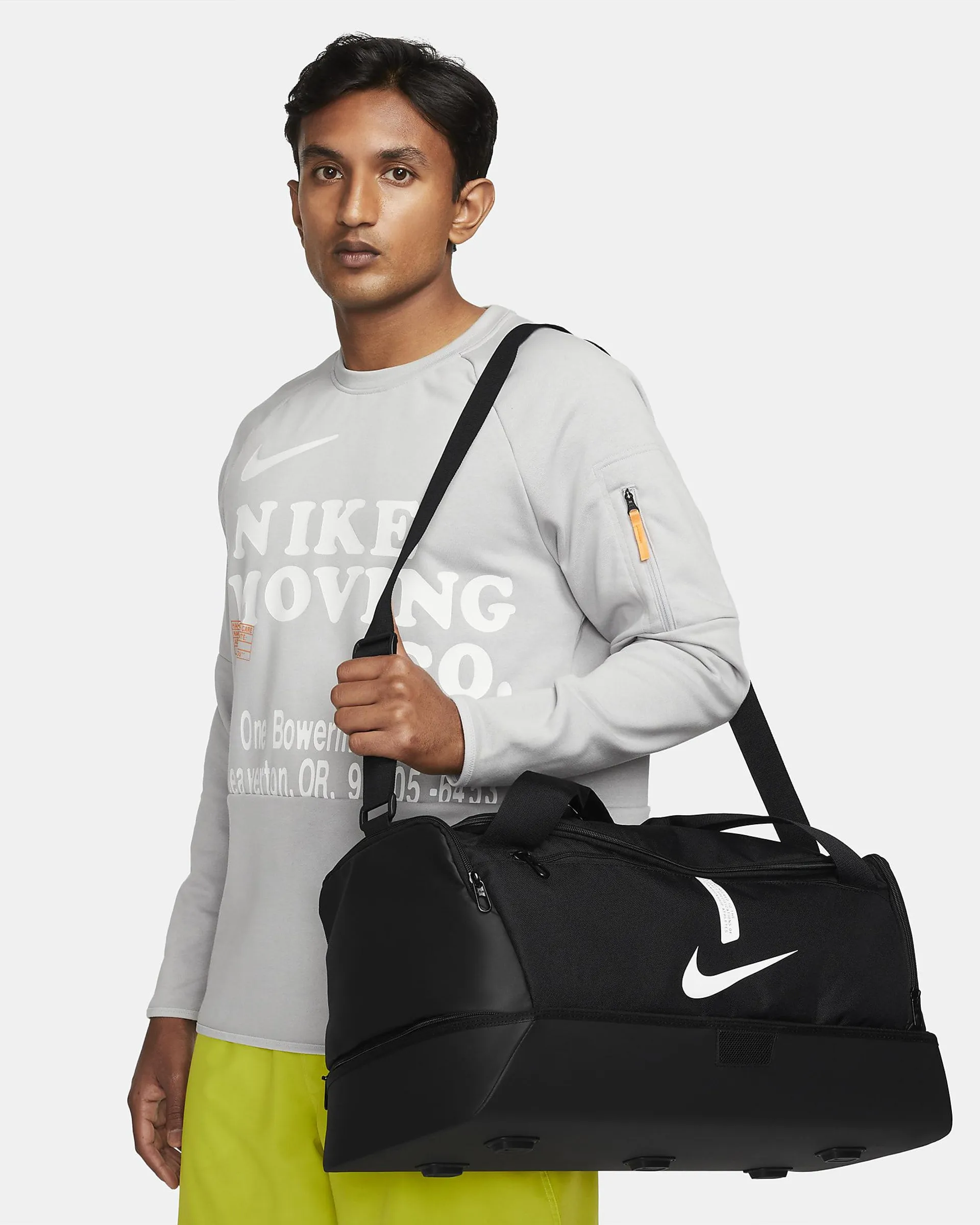 Football Hard-Case Duffel Bag (Medium, 37L)