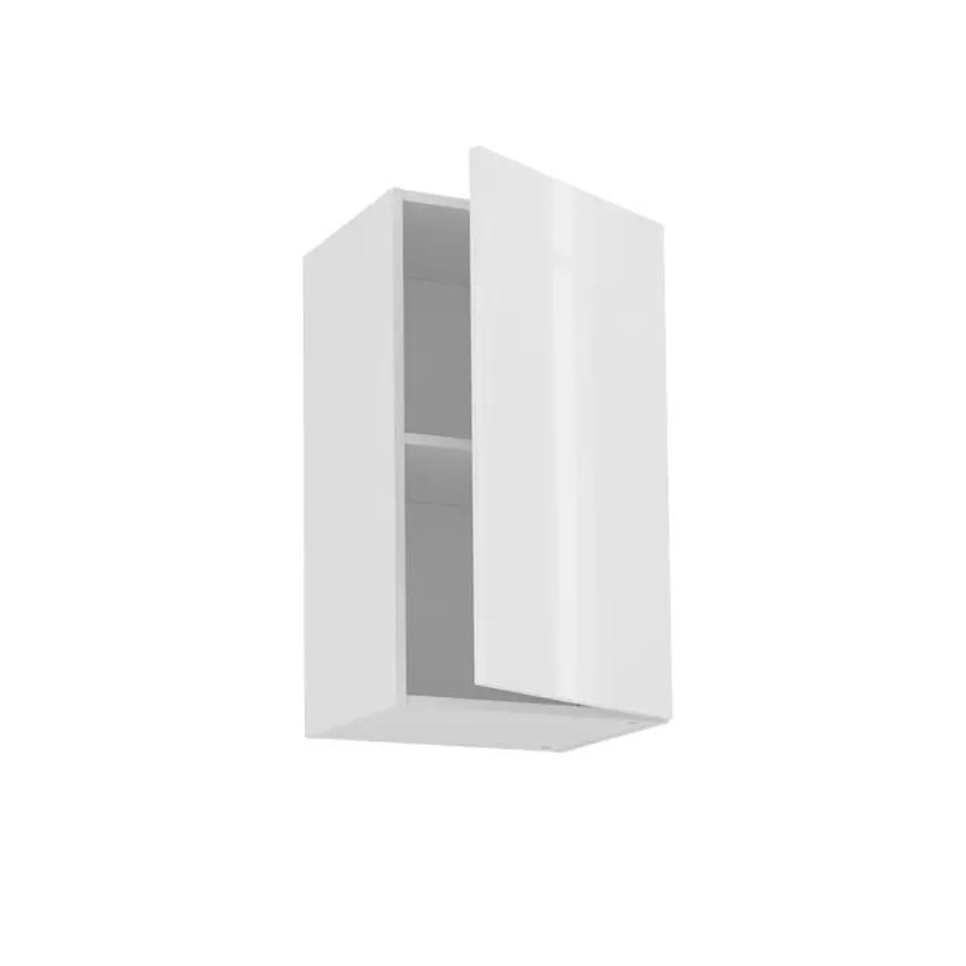 Mueble alto cocina Delinia ID Sevilla blanco brillo 76,8x45cm una puerta