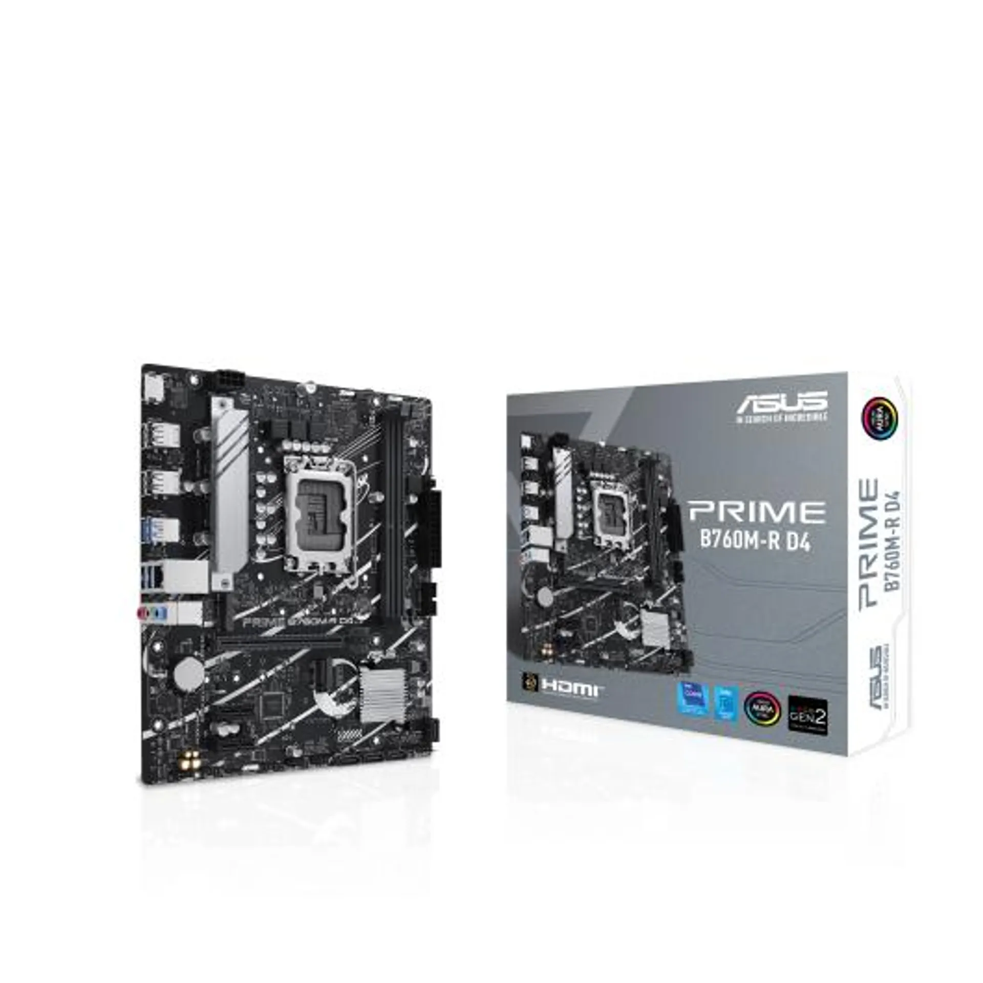 PLACA BASE 1700 ASUS PRIME B760M-R D4 mATX