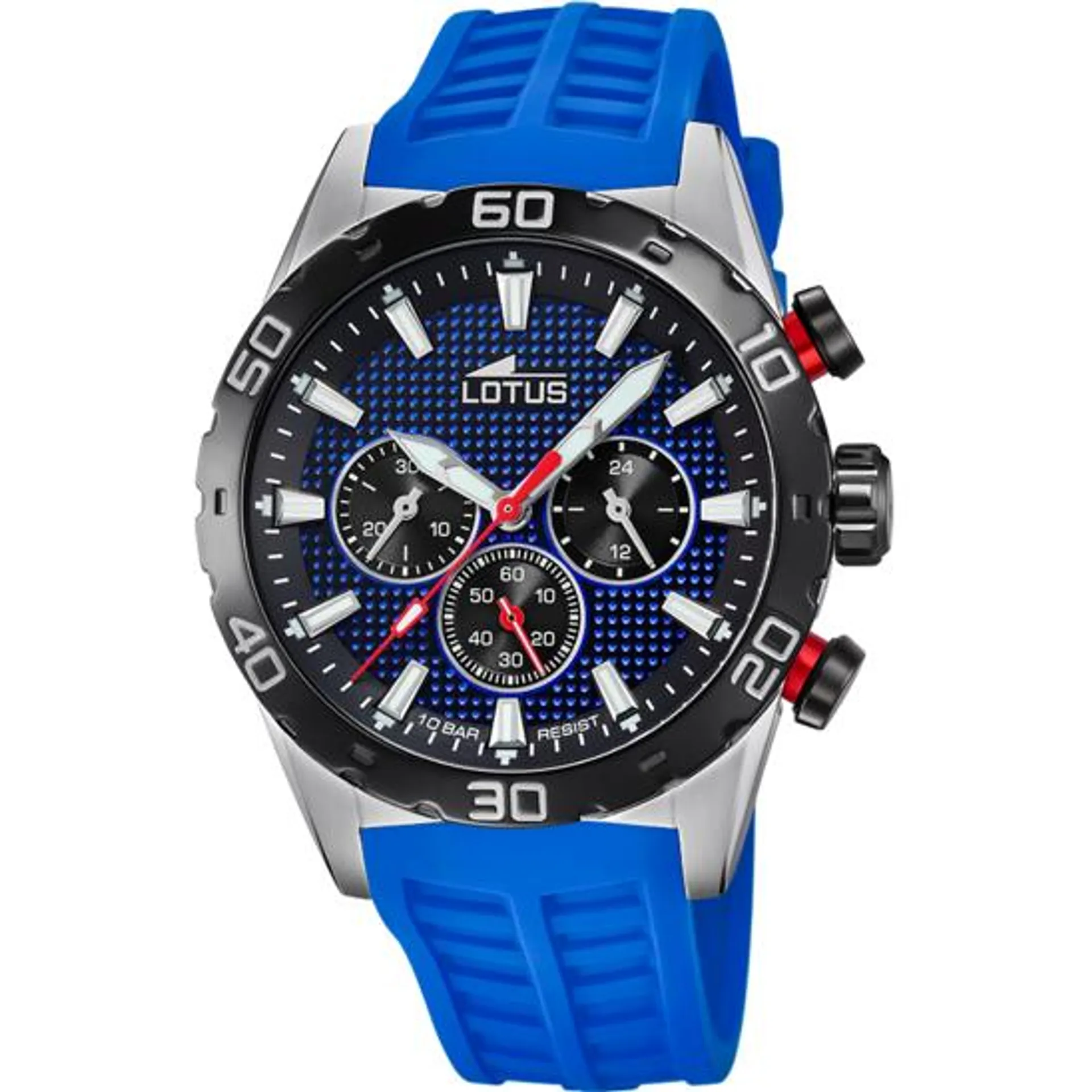 RELOJ DE HOMBRE LOTUS COLOR CON ESFERA AZUL 18677/C