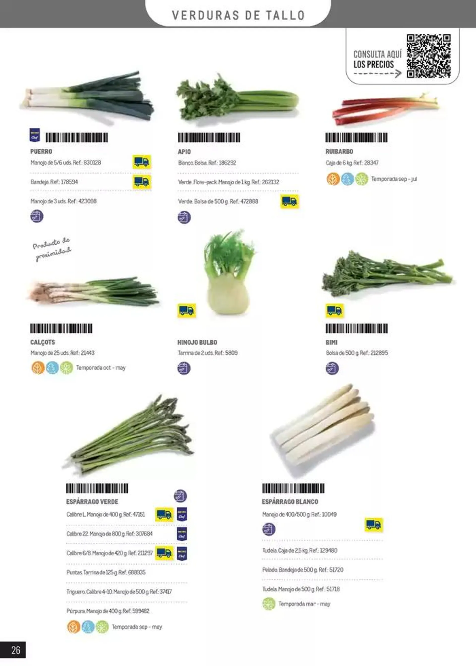 Catálogo de Frutas y verduras 8 de enero al 30 de junio 2025 - Página 26
