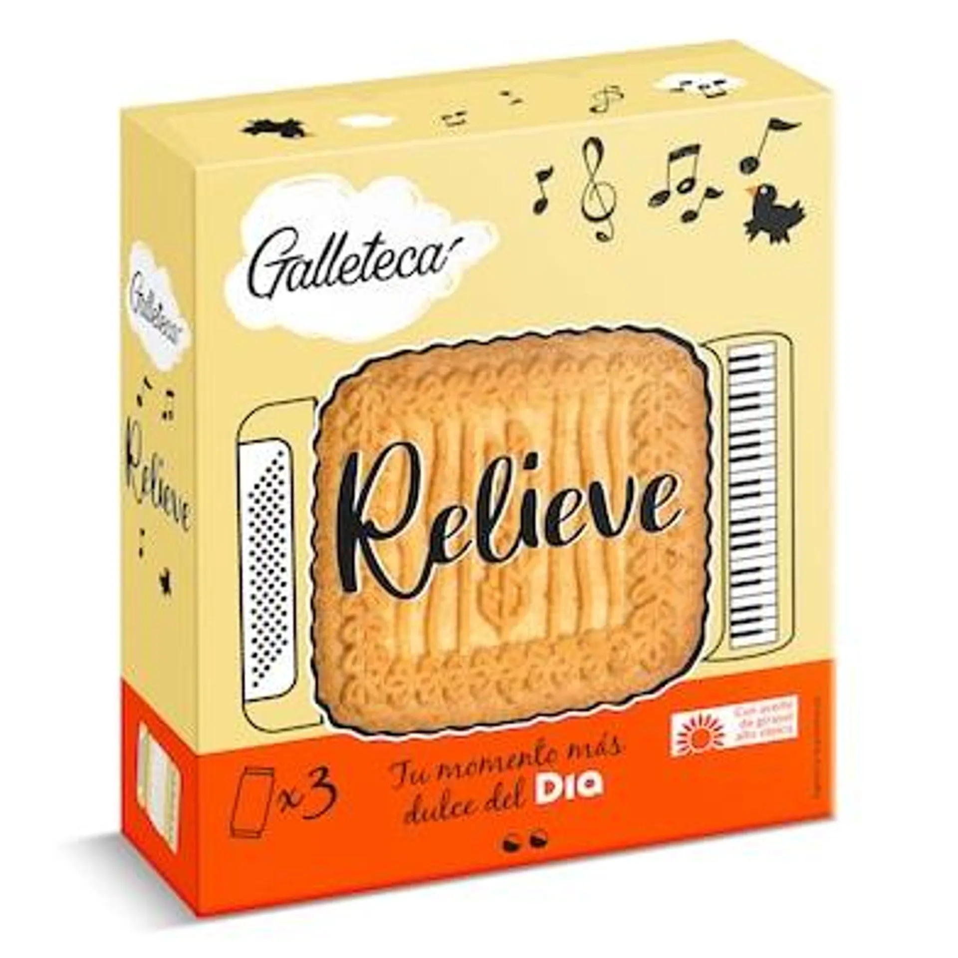 Galletas relieve Galleteca de Dia caja 735 g