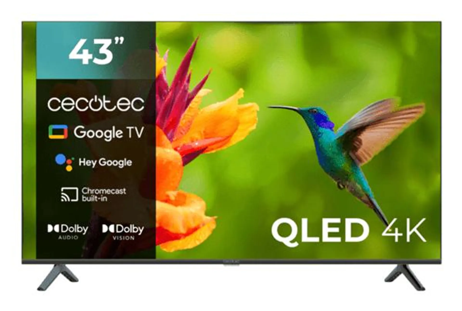 TELEVISOR CECOTEC 43P 00979 QLED 4K ULTRA HD