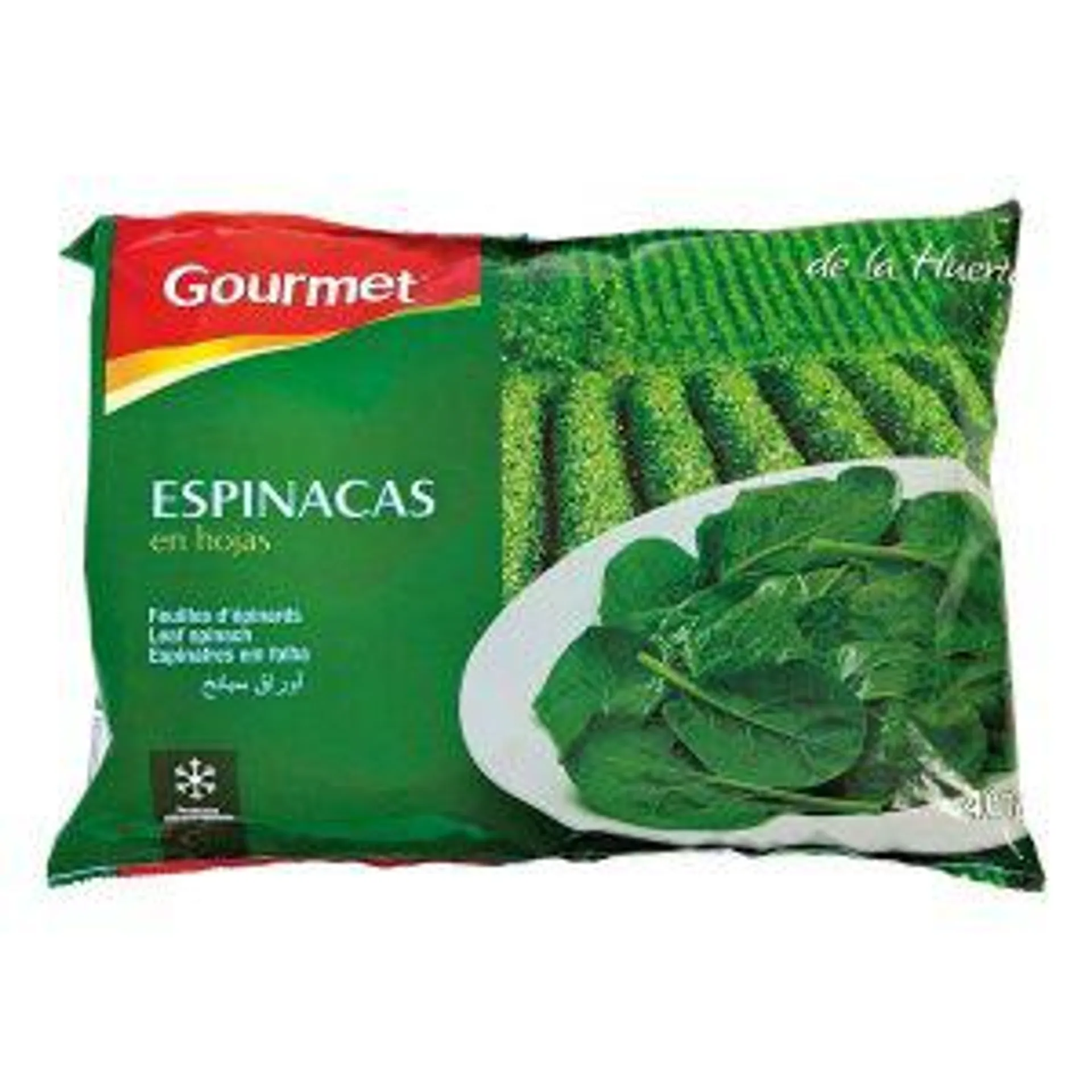 ESPINACA GOURMET PORCIÓN 400GR