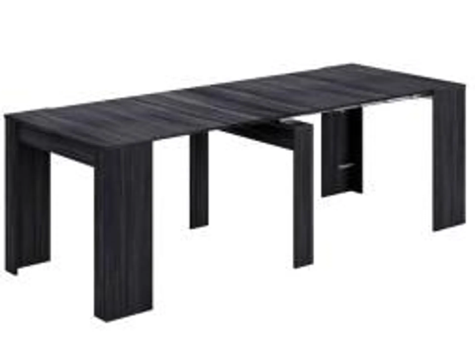 Mesa Comedor Extensible Consola Gris Ceniza