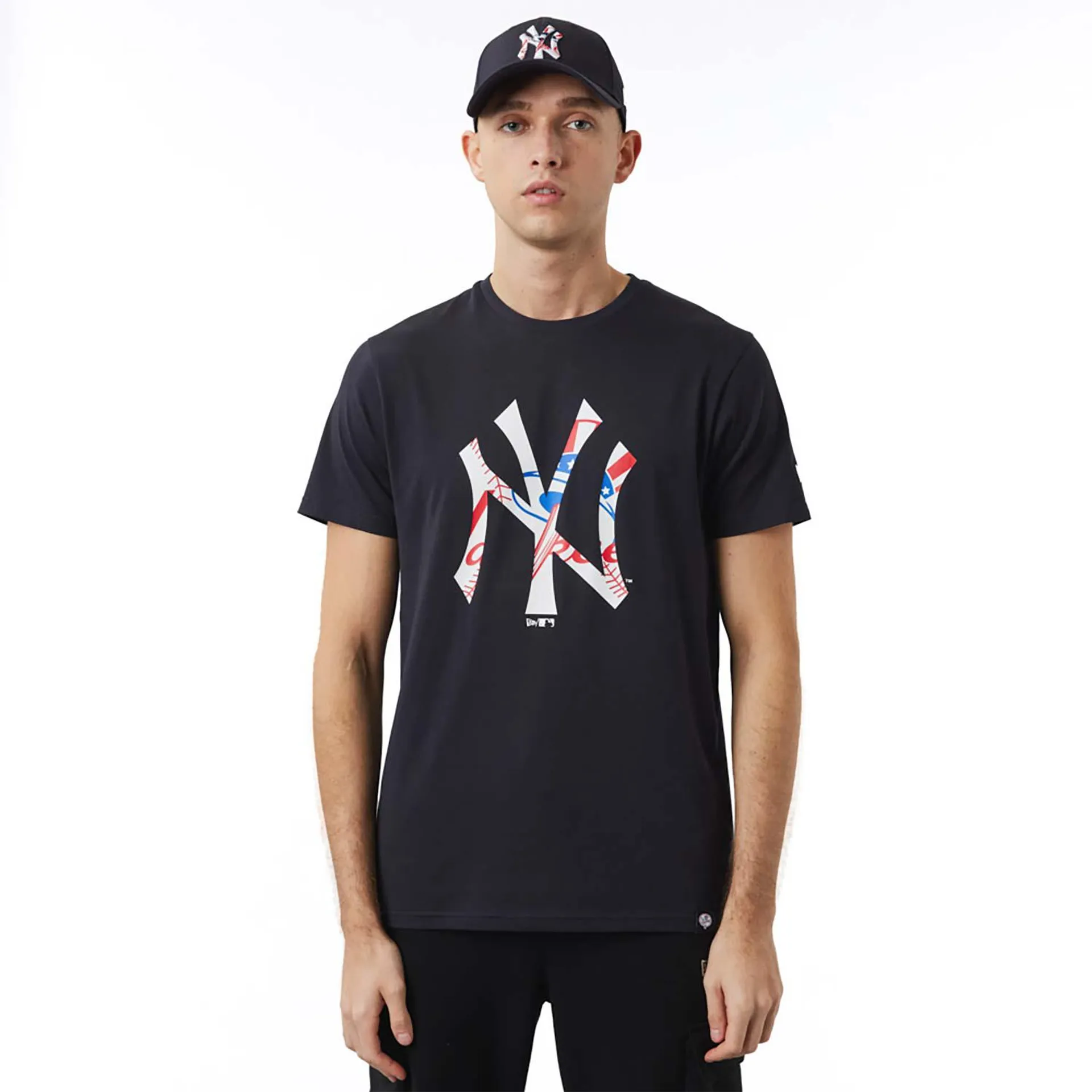 New Era Mlb Dble Logo Tee