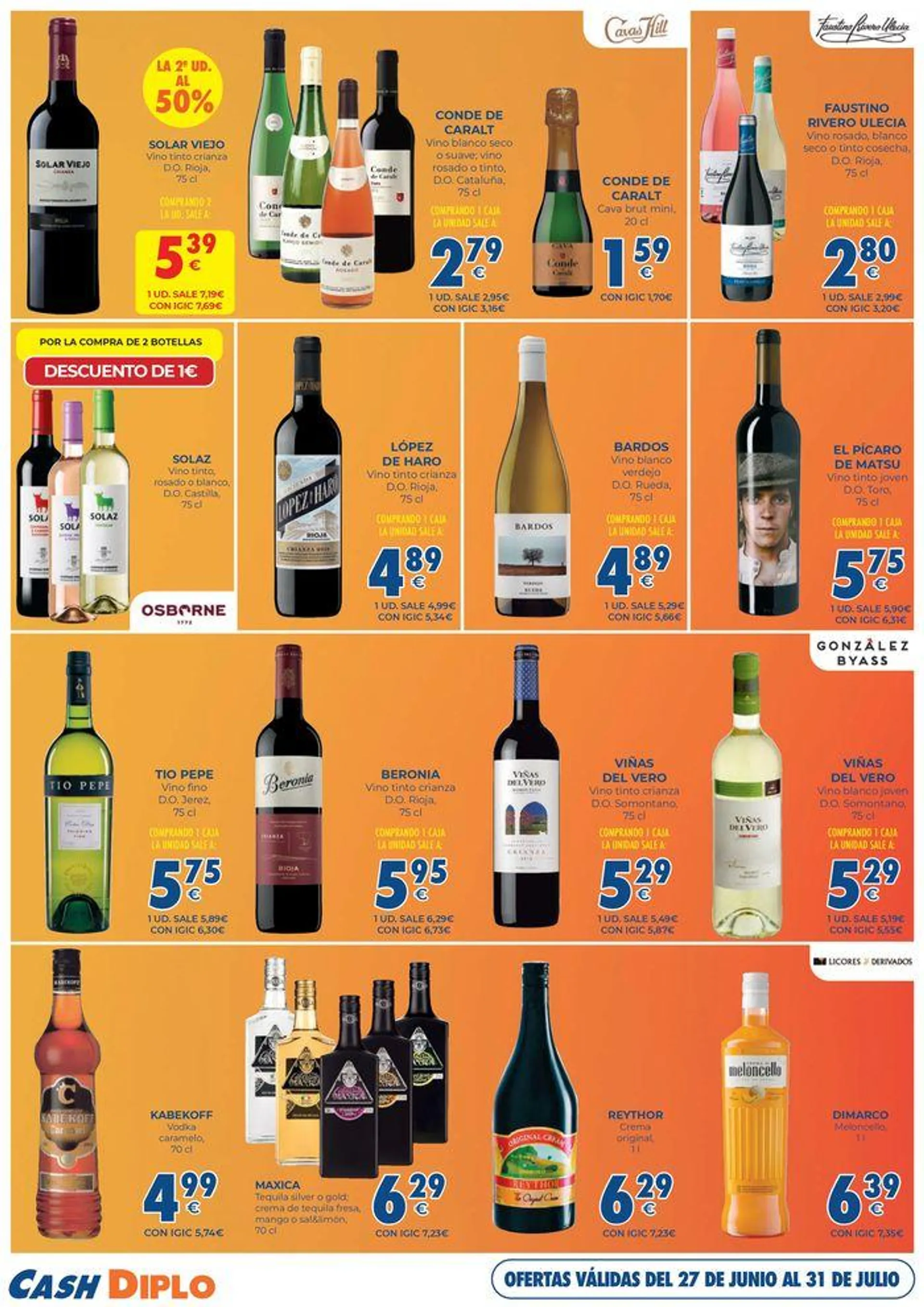 OFERTAS VÁLIDAS DEL 27 DE JUNIO AL 31 DE JULIO - 10