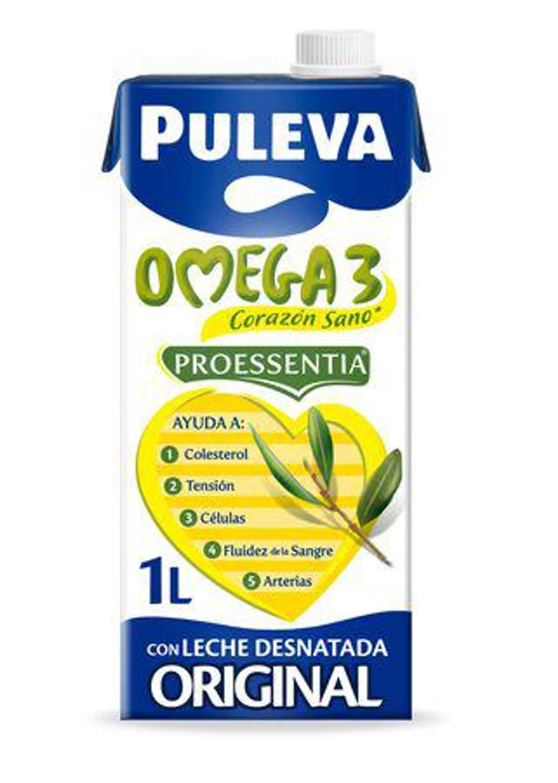 Bebida láctea Puleva omega3 1l