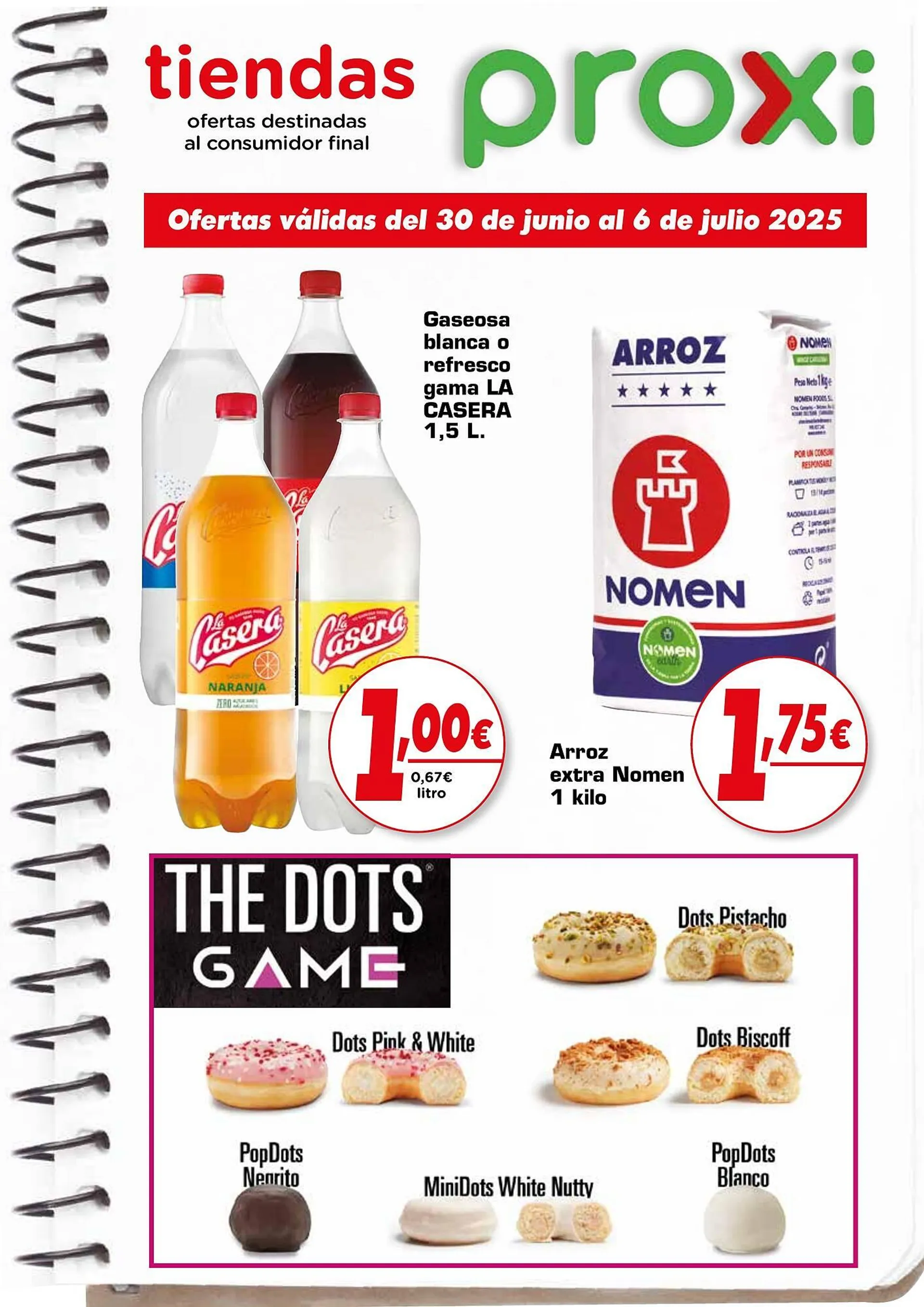 Catálogo de Folleto Proxi 30 de junio al 6 de julio 2025 - Página 1