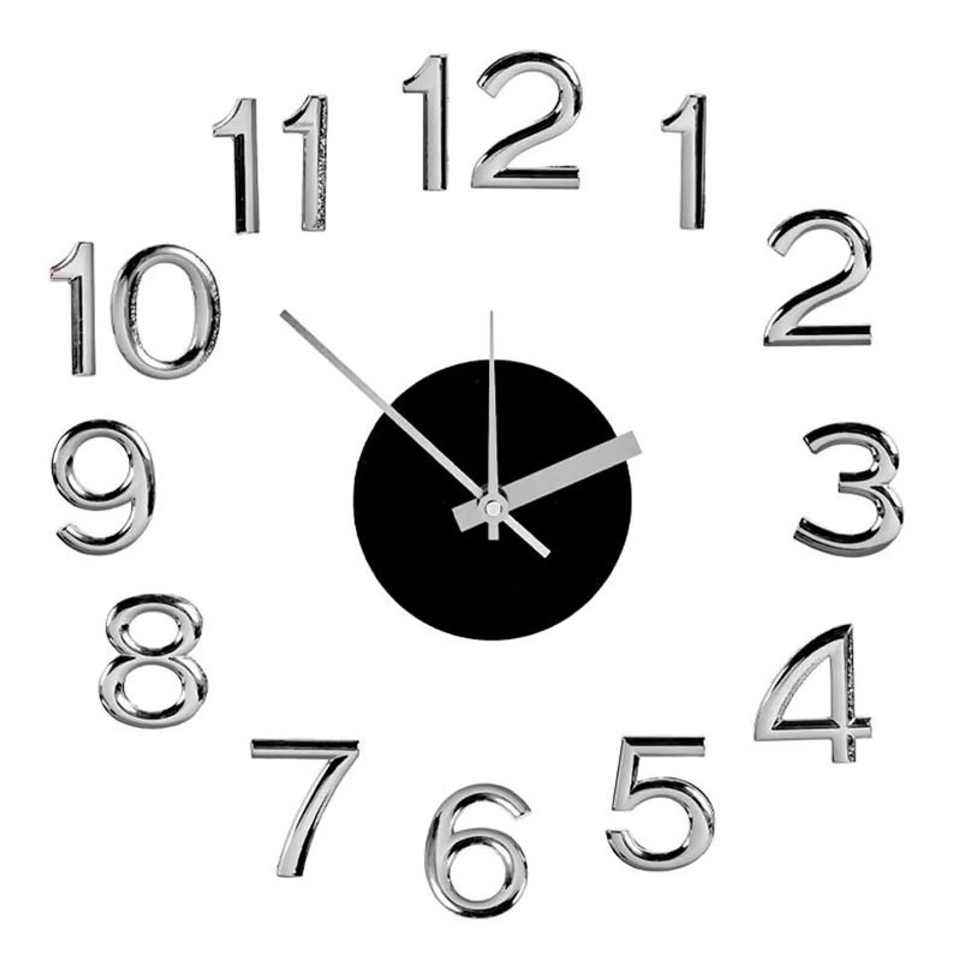 RELOJ PEGATINA ARTE REGAL 61860 PLATEADO