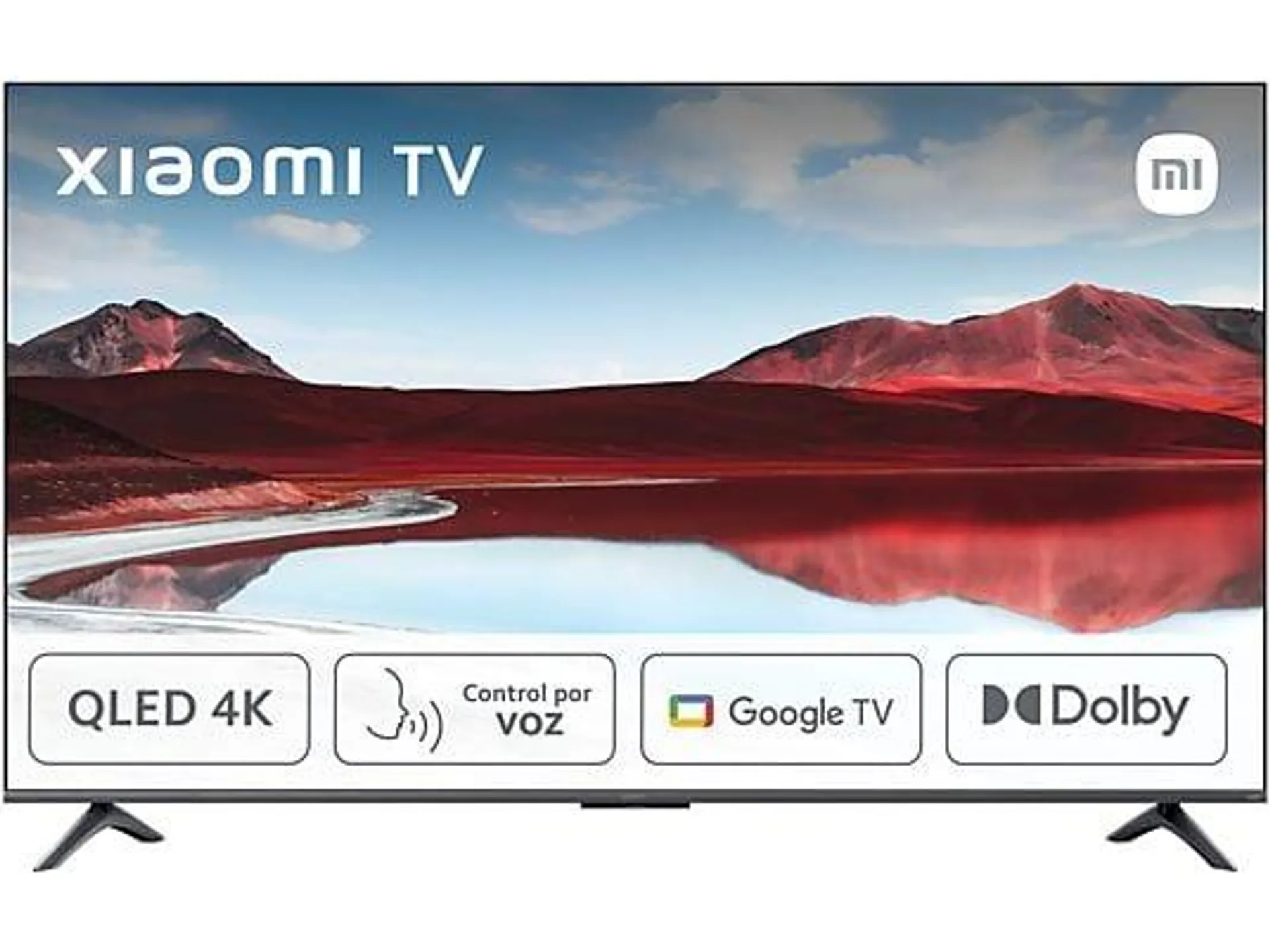 TV QLED 75" - Xiaomi A PRO 2025 75, QLED 4K, Smart TV (Google TV), Dolby Audio, Control por voz, Black