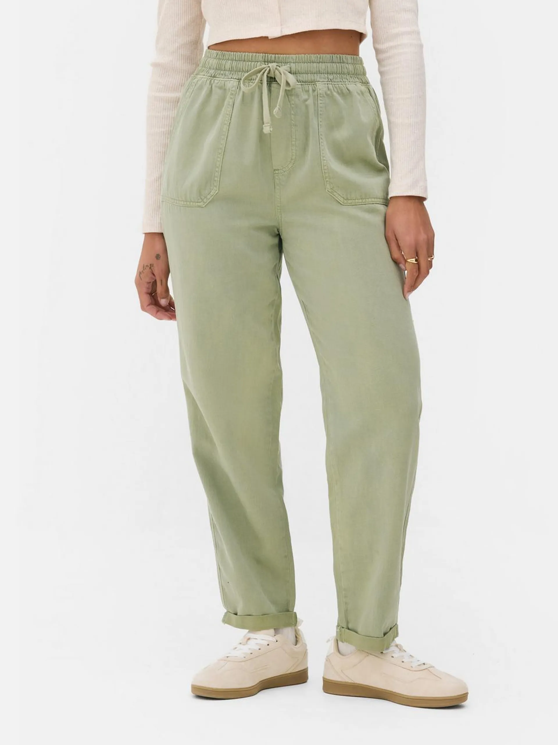 Pantalón de chándal con cordón en la cintura