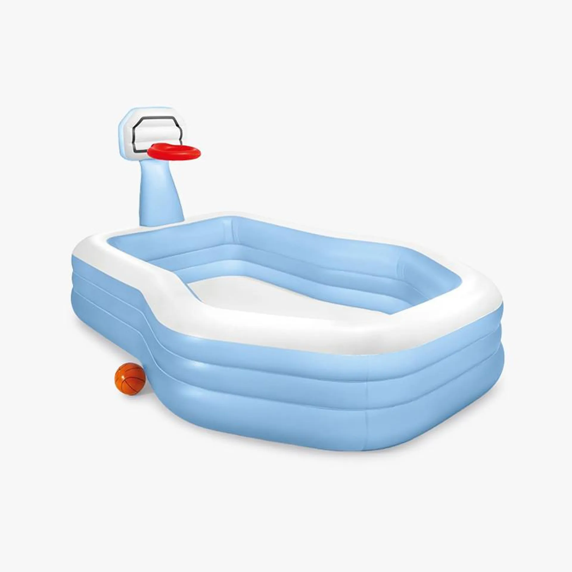 PISCINA HINCHABLE CON CANASTA INTEX