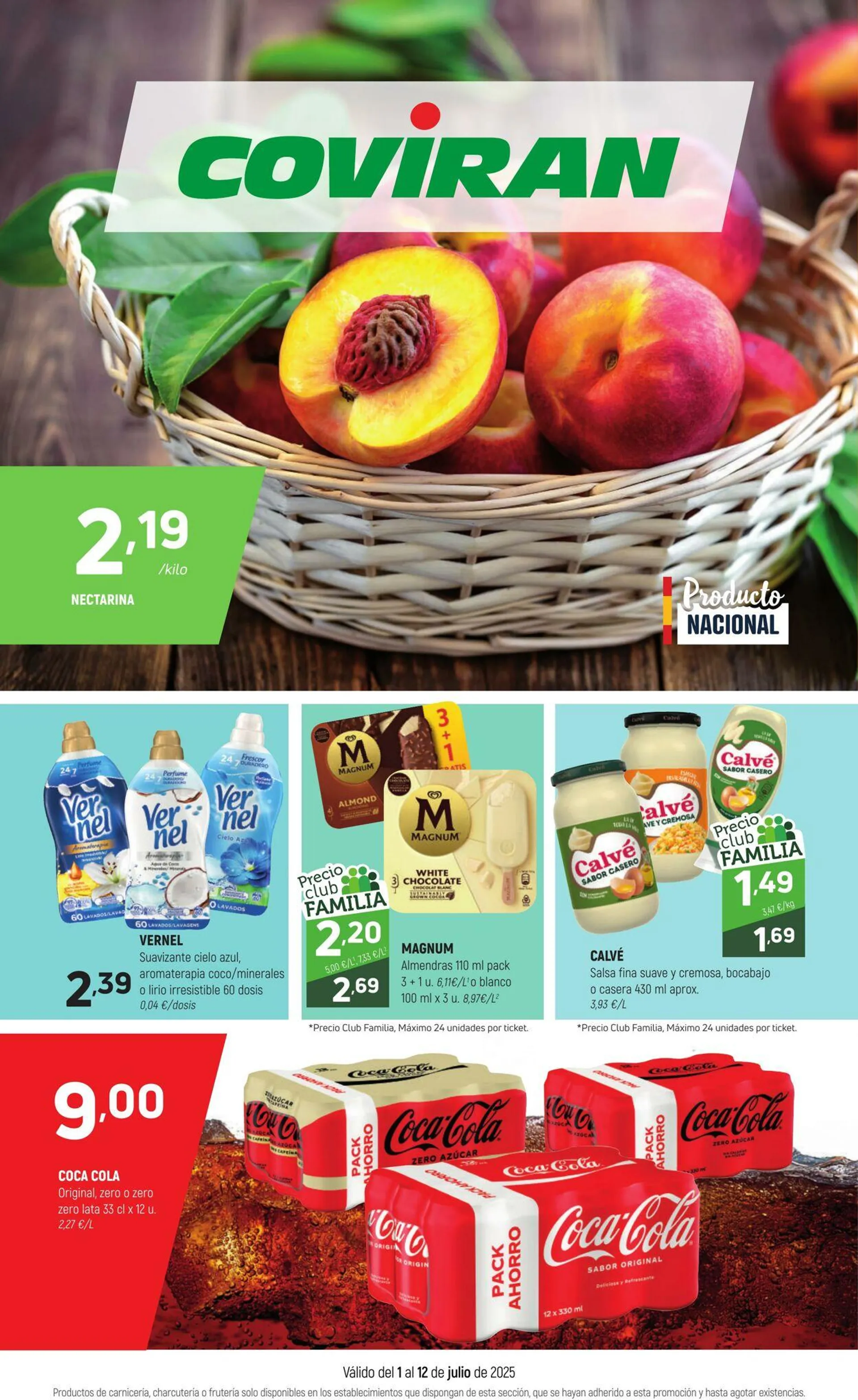 Catálogo de Coviran Oferta actual 30 de junio al 13 de julio 2025 - Página 1