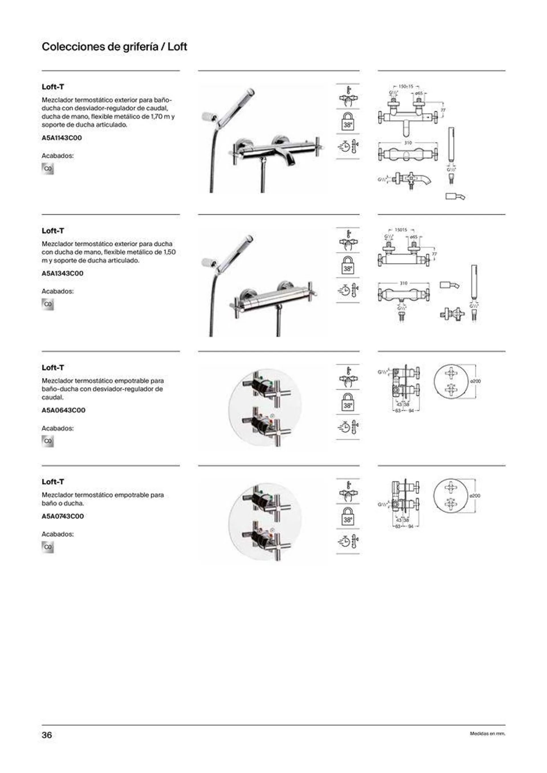 Catálogo de Grifería 19 de septiembre al 31 de diciembre 2024 - Página 38