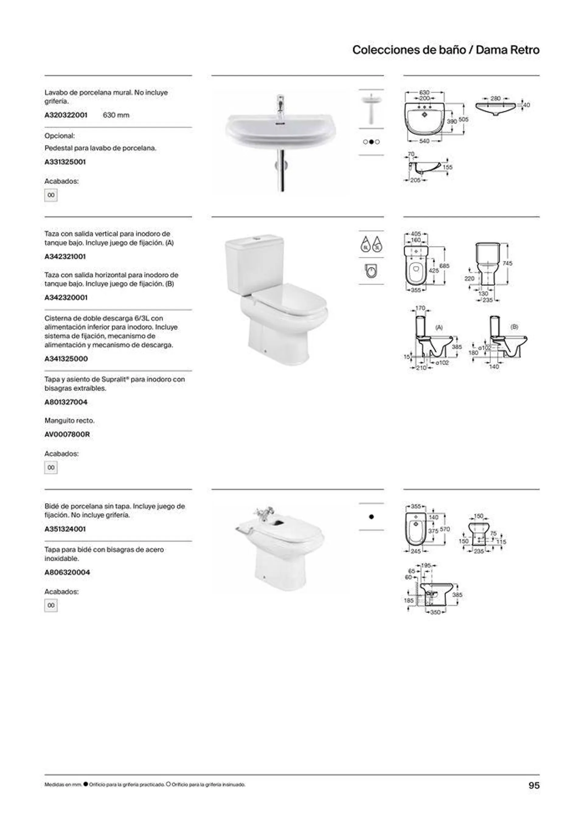 Catálogo de Colecciones de Baño, Muebles y Accesorios 19 de septiembre al 31 de diciembre 2024 - Página 97