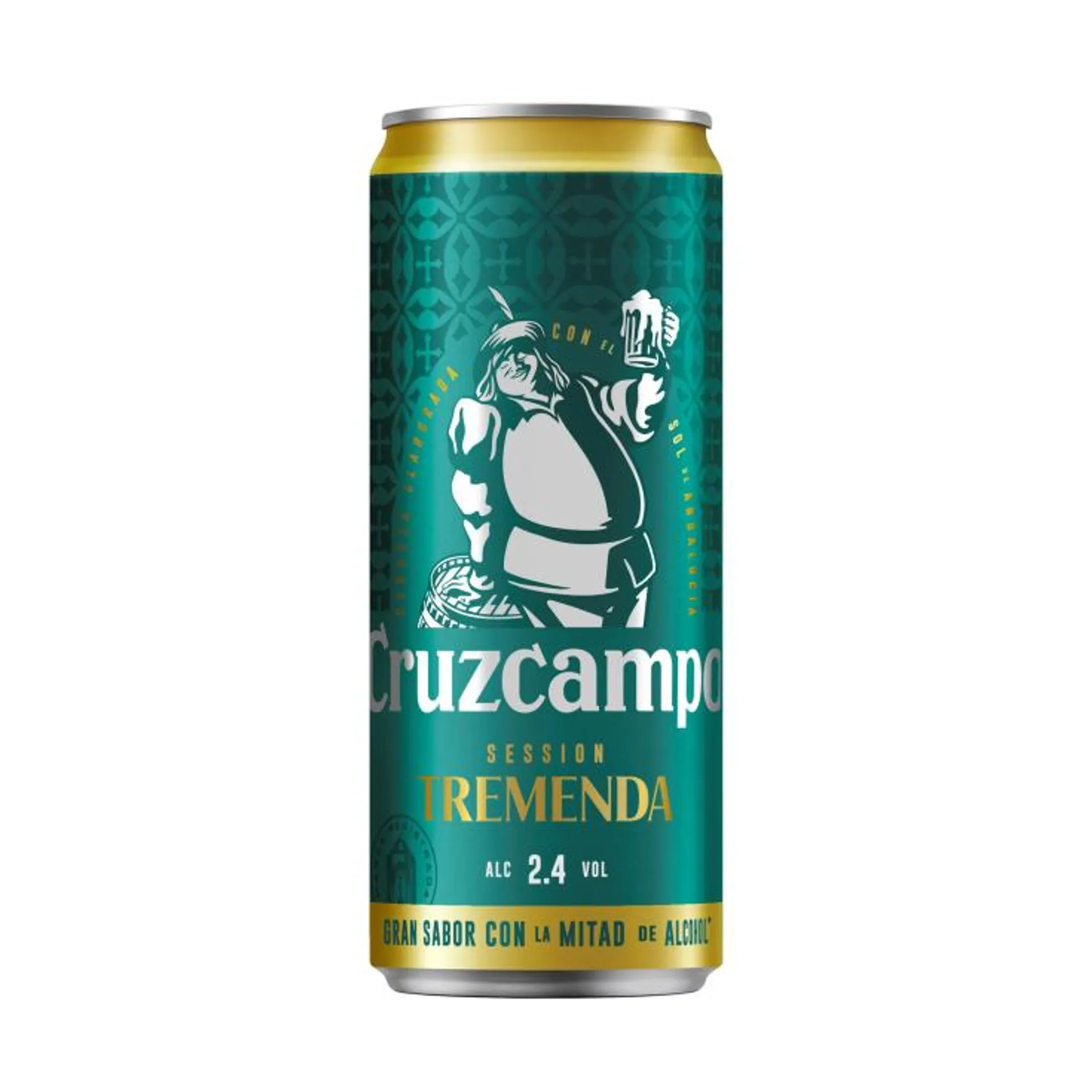 cerveza tremenda lata, 330ml