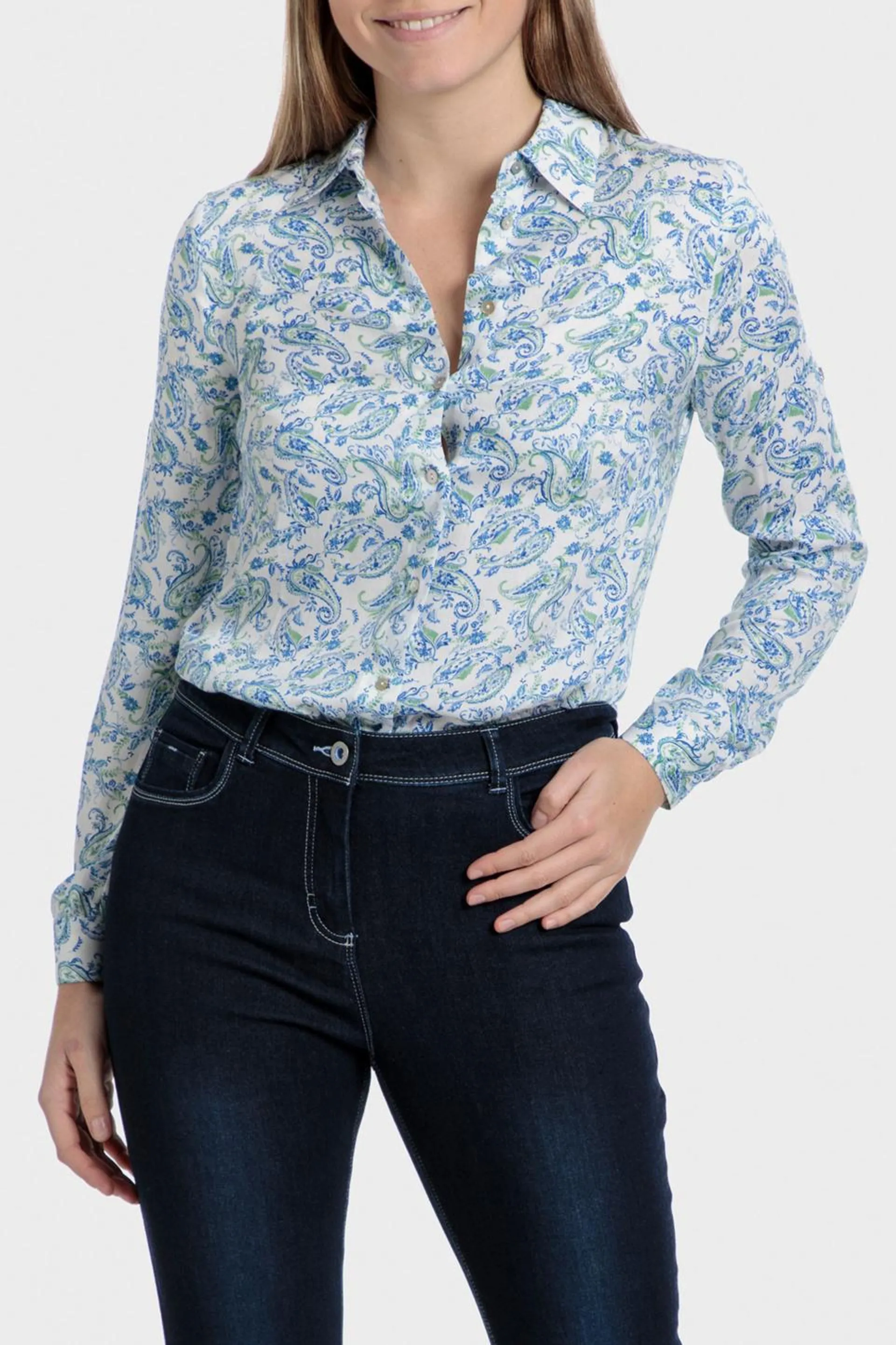 Camisa estampado cashmere