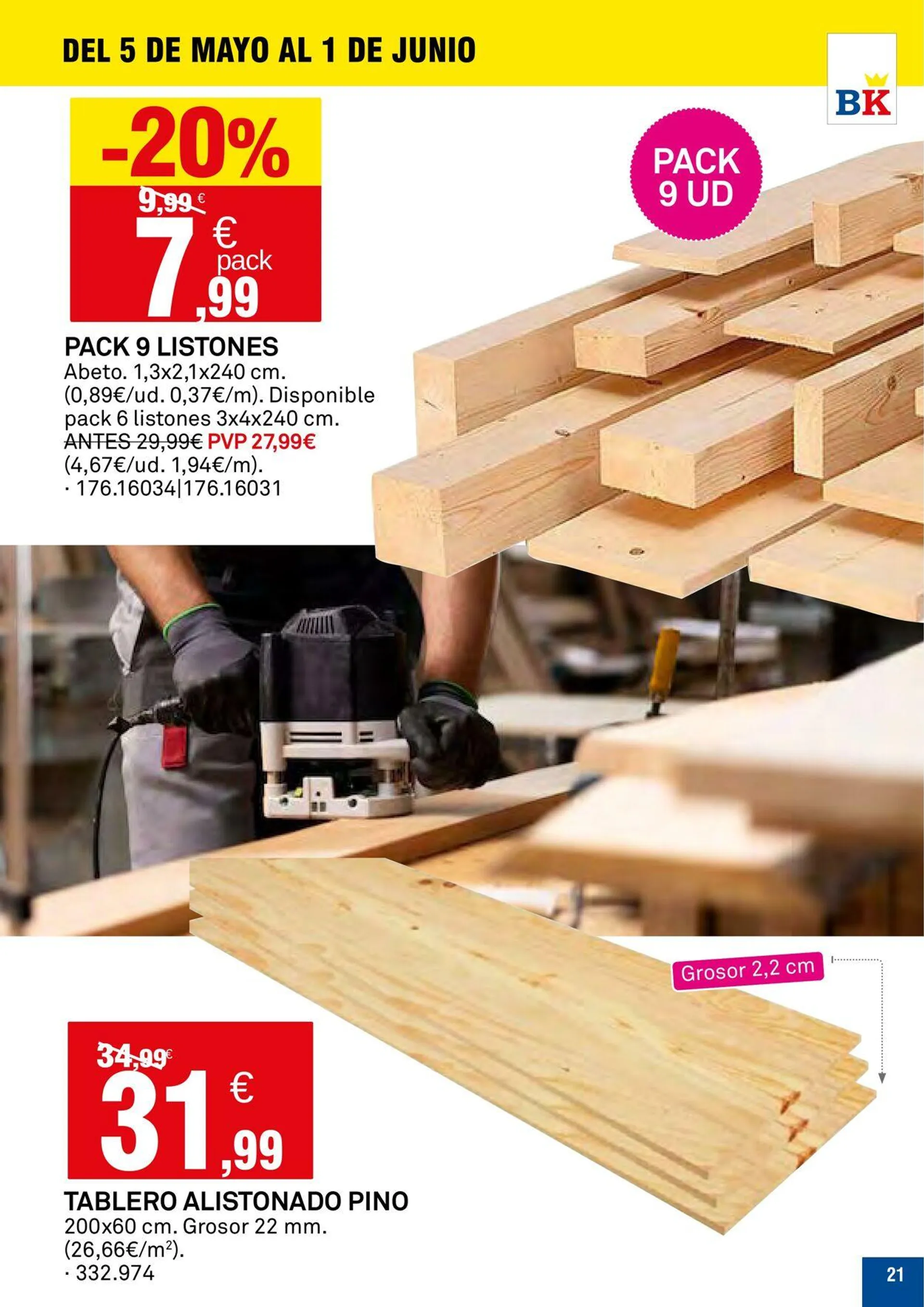 Catálogo de Bricoking Oferta actual 26 de mayo al 9 de junio 2025 - Página 21