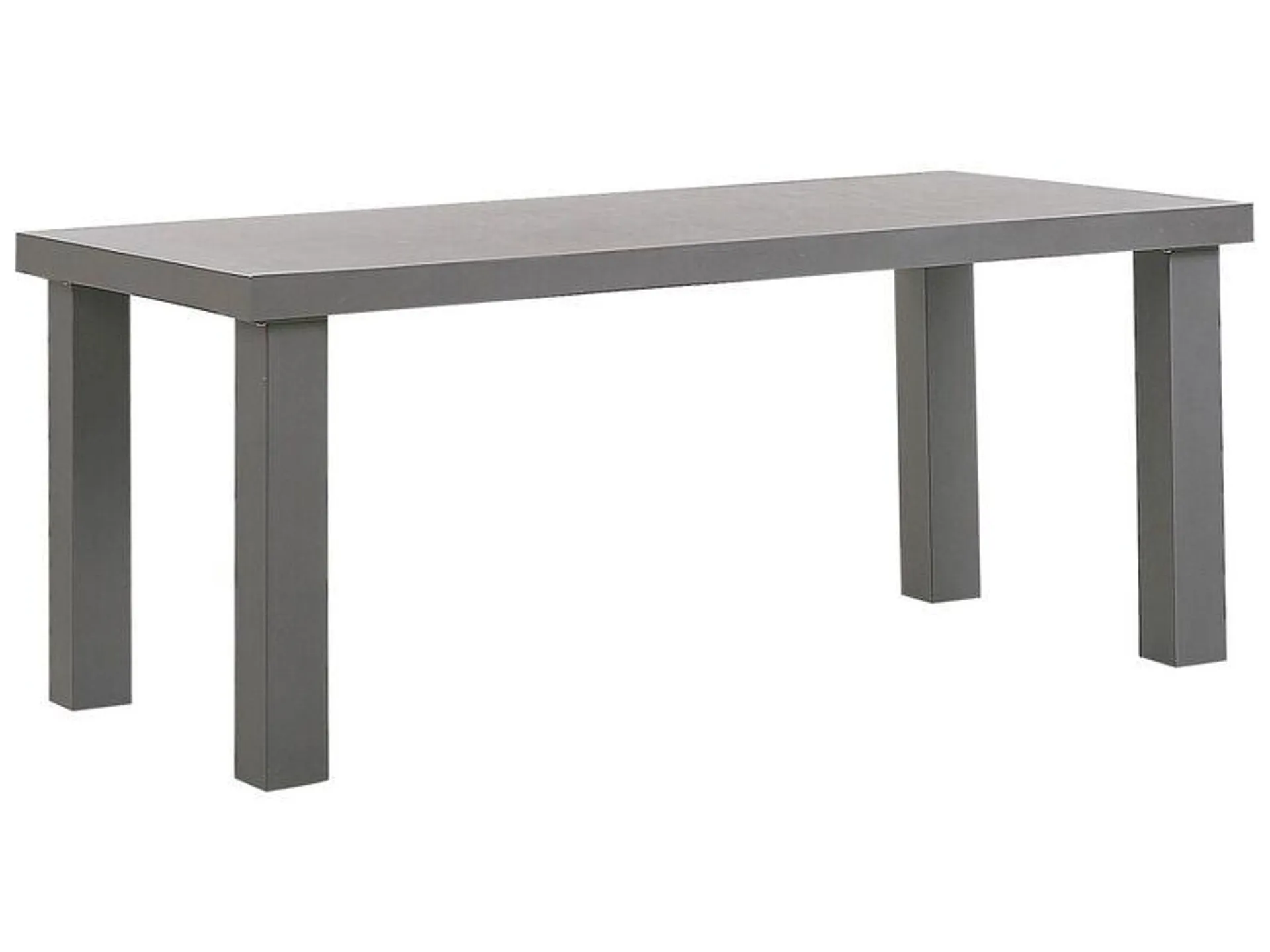 Mesa de comedor de cemento reforzado gris 180 x 90 cm TARANTO