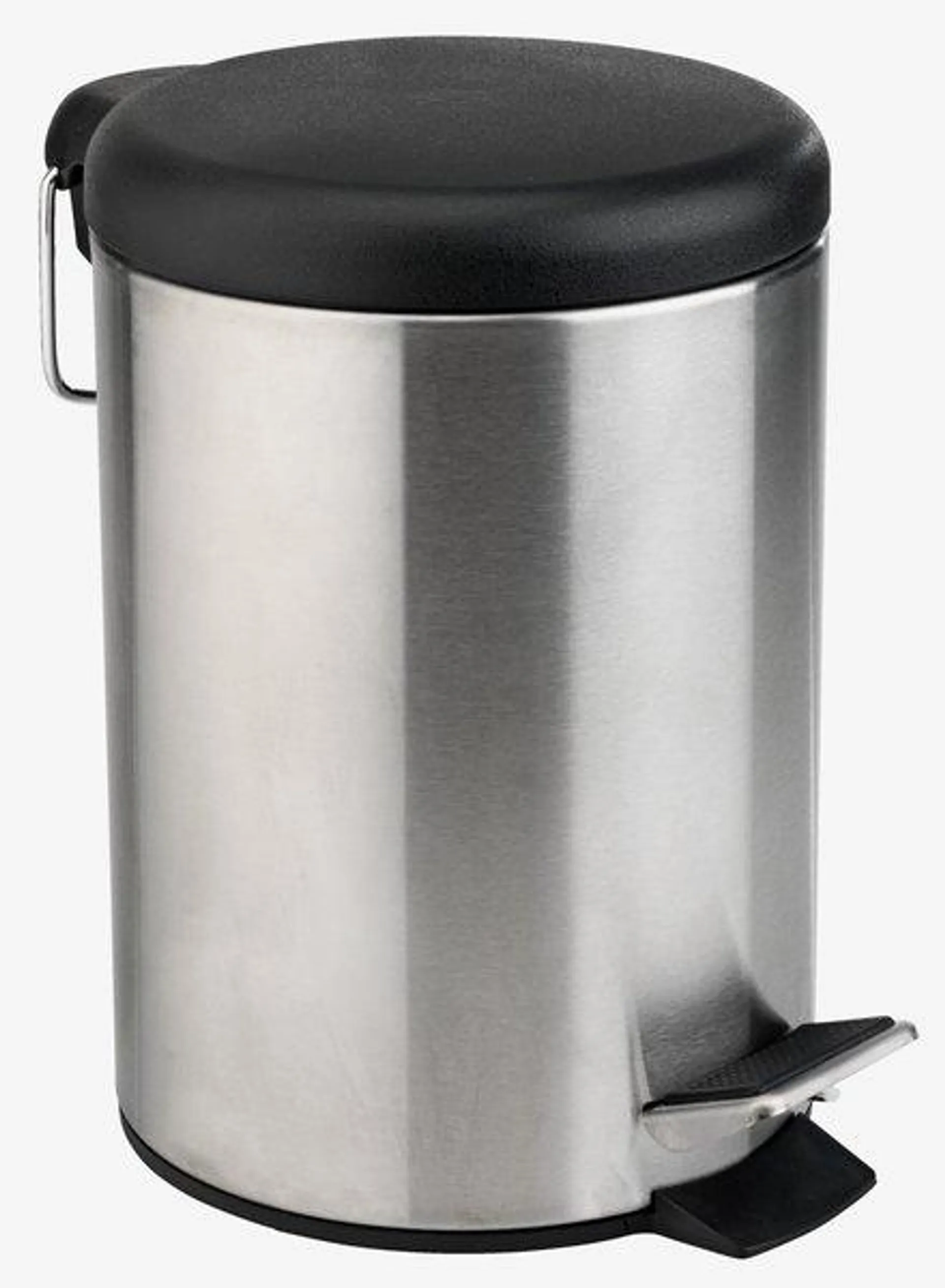 Pedal bin GUNSTA 3L steel/black