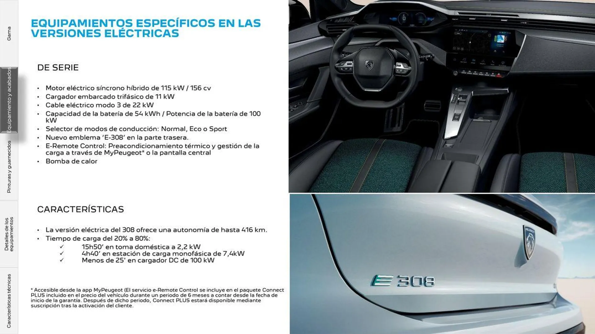 Catálogo de 308 Eléctrico • Plug-in Hybrid • Híbrido • Térmico 25 de junio al 25 de junio 2025 - Página 8