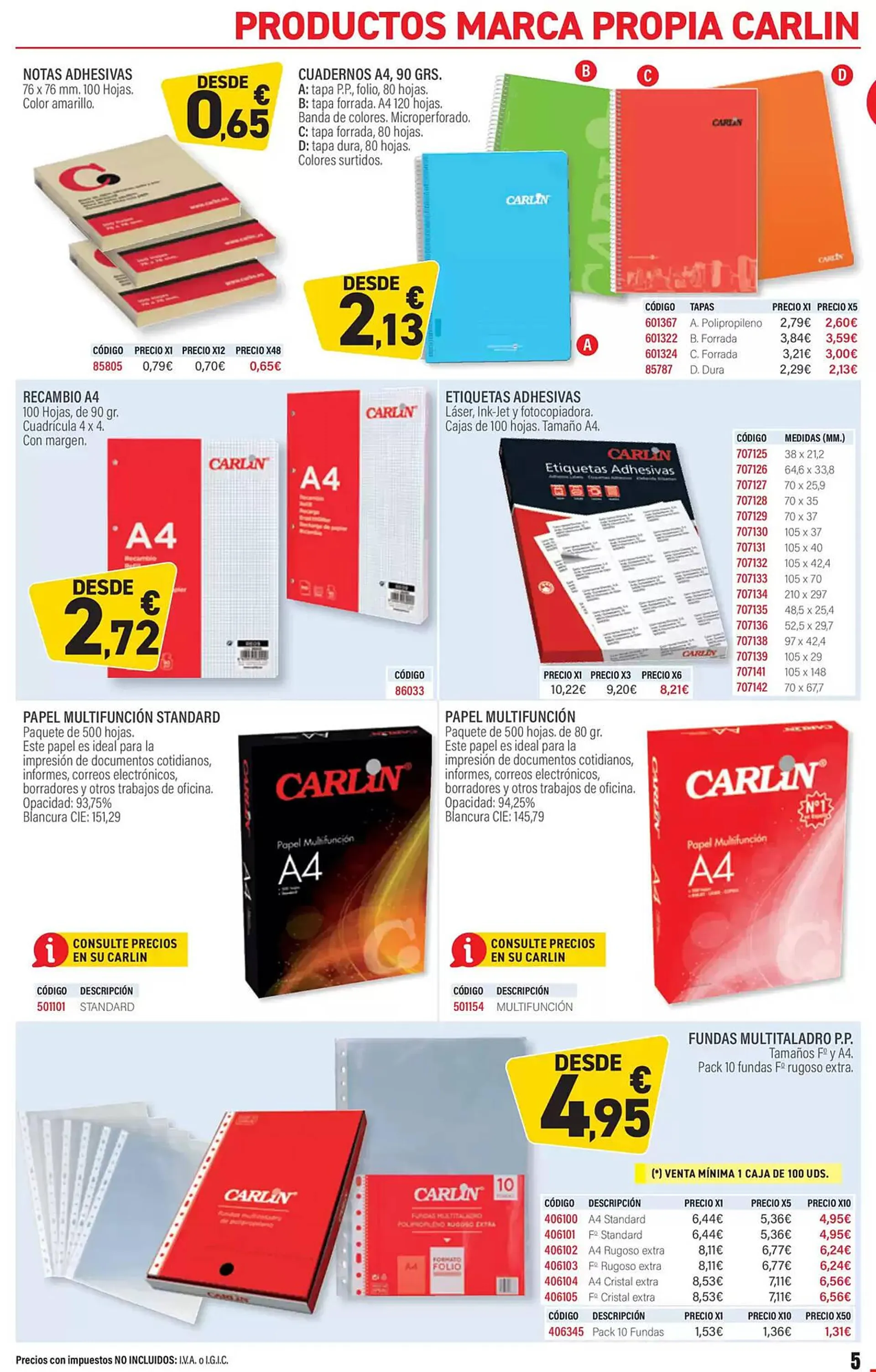Catálogo de Folleto Carlin 6 de febrero al 11 de junio 2025 - Página 5