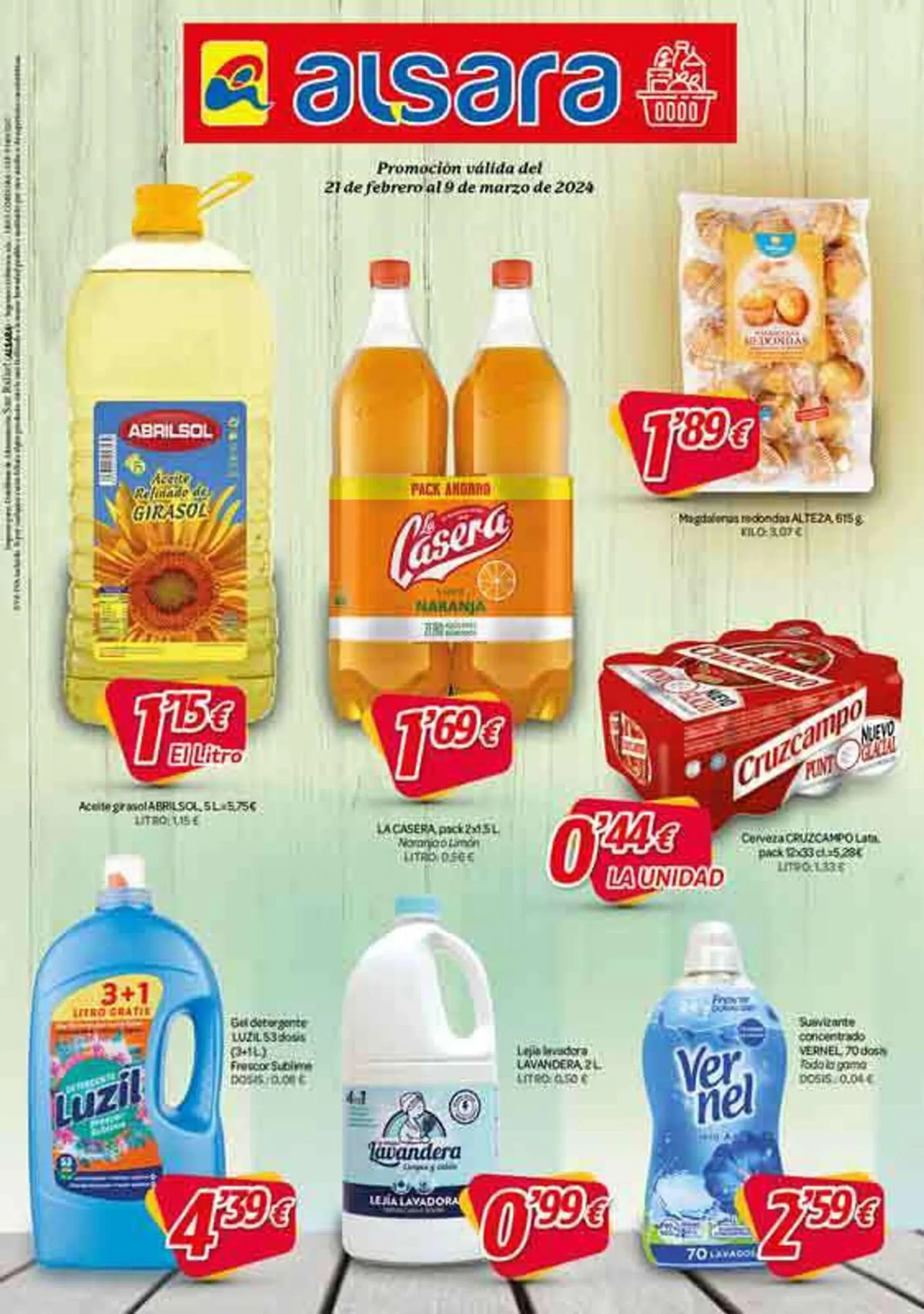 Catálogo de Folleto Alsara Supermercados 21 de febrero al 9 de marzo 2024 - Página 1
