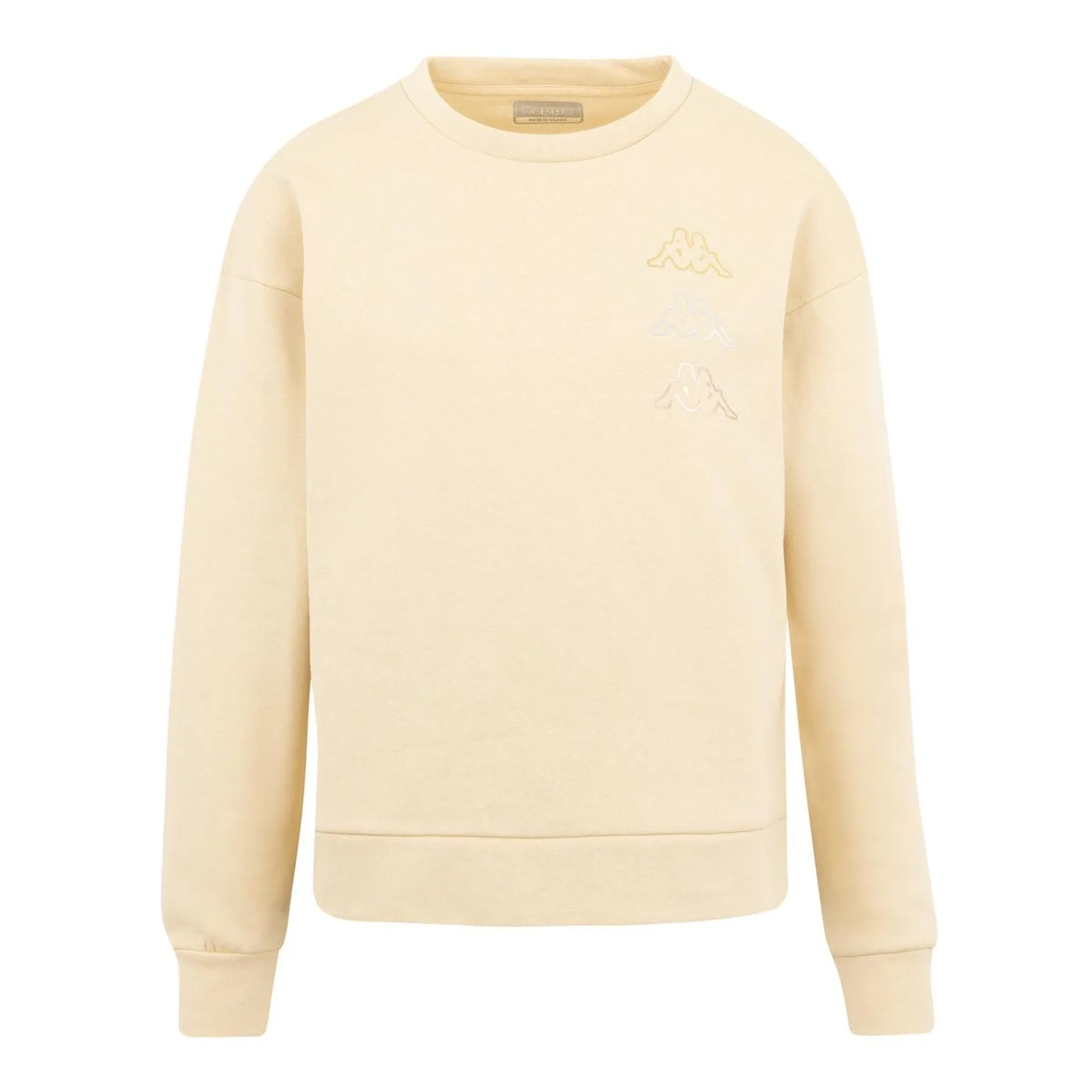 Sudadera Kifoli Crew Beige Mujer