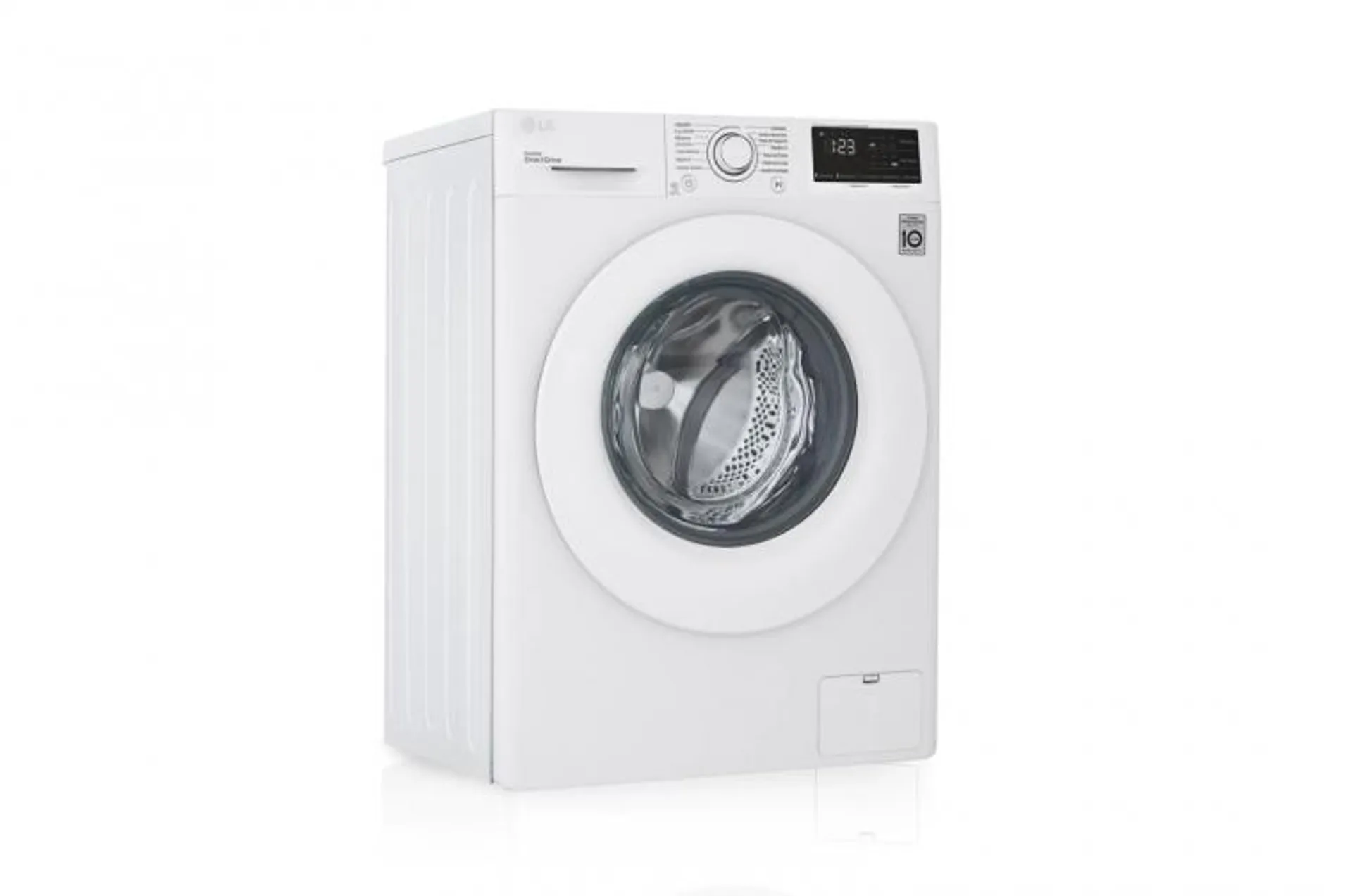 Outlet Lavadora inteligente LG, AI Direct Drive™, 9kg, 1400rpm, Clasificación B, Blanca