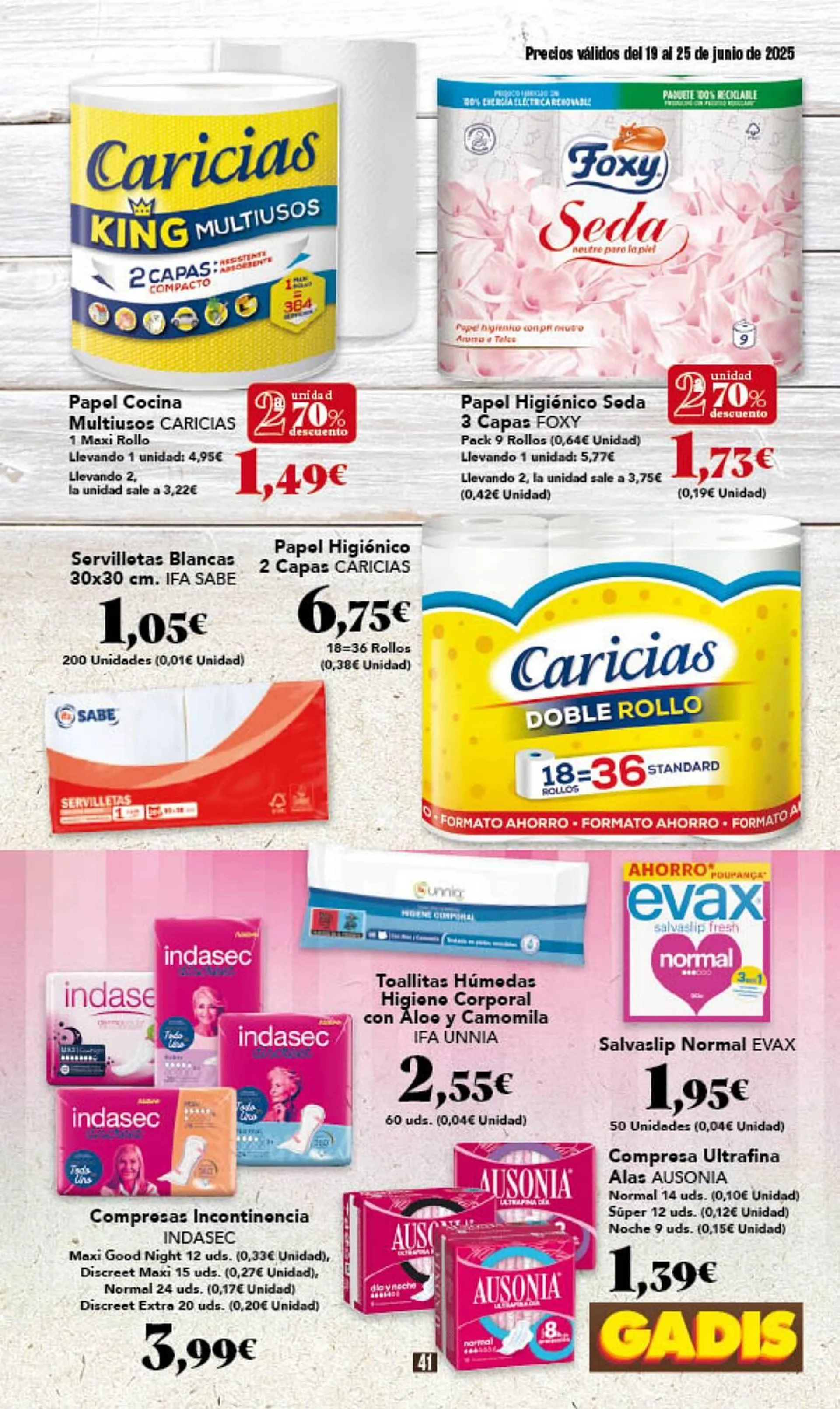 Catálogo de Folleto Gadis 19 de junio al 25 de junio 2025 - Página 41