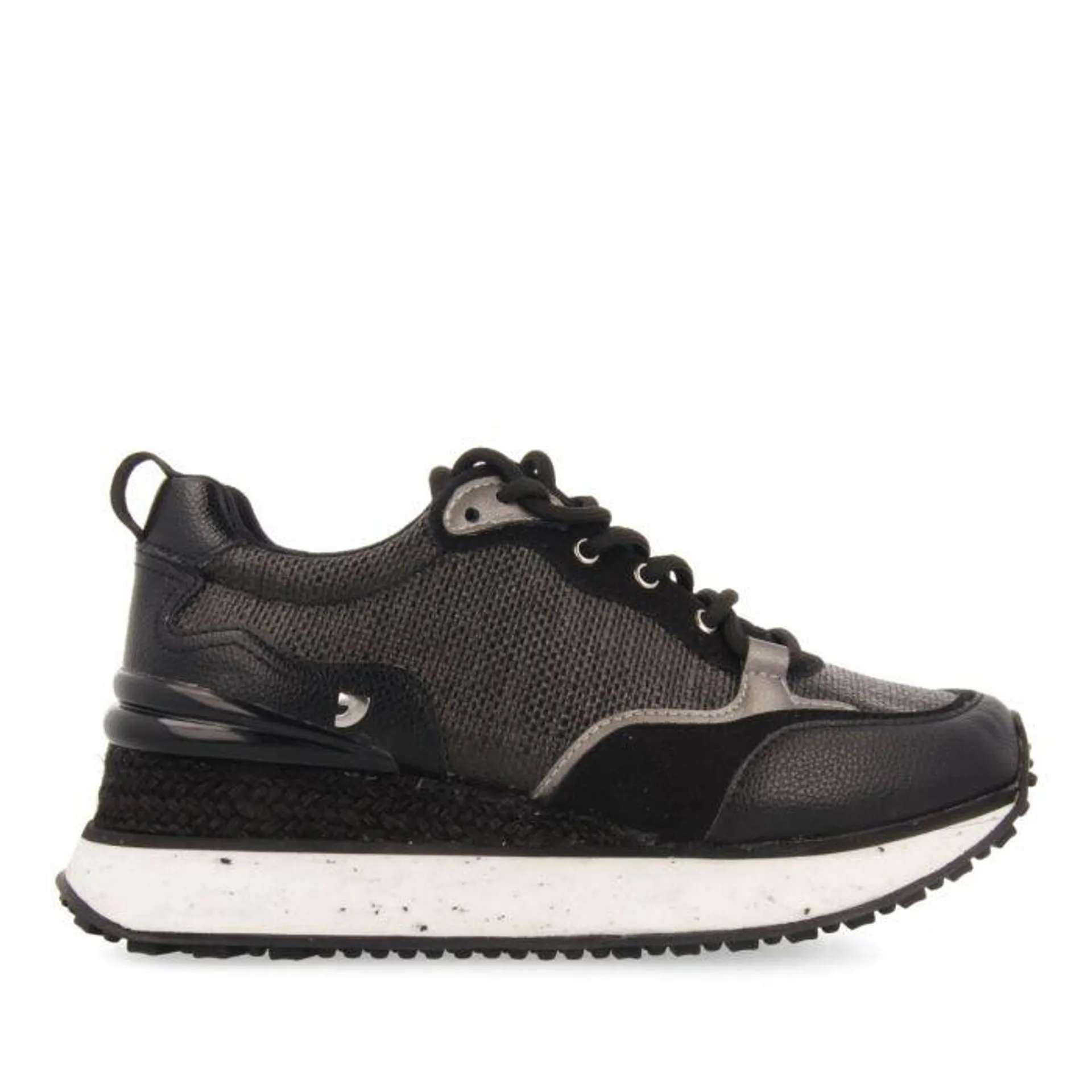 BLACK SNEAKERS FOR WOMEN LUDELL