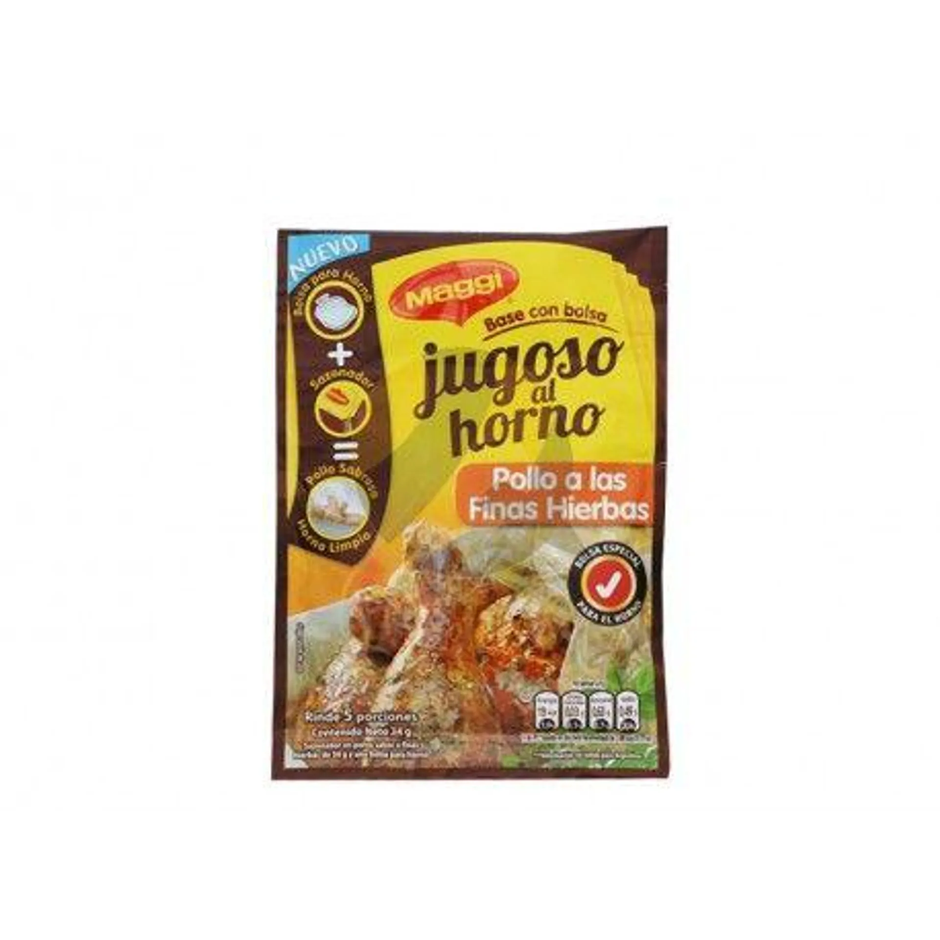 JUGOSO HORNO MAGGI HIERBAS 34GR JUGOSO HORNO MAGGI HIERBAS 34GR